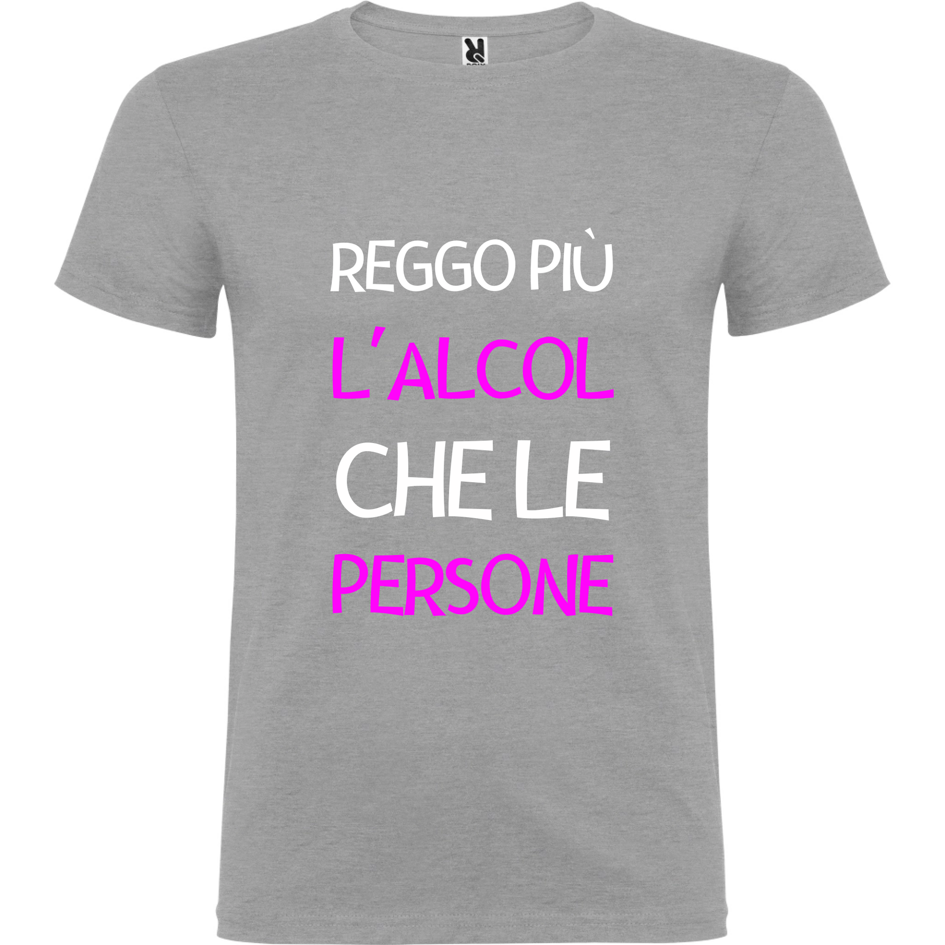 Maglietta Unisex personalizzata Reggo più l'Alcol 