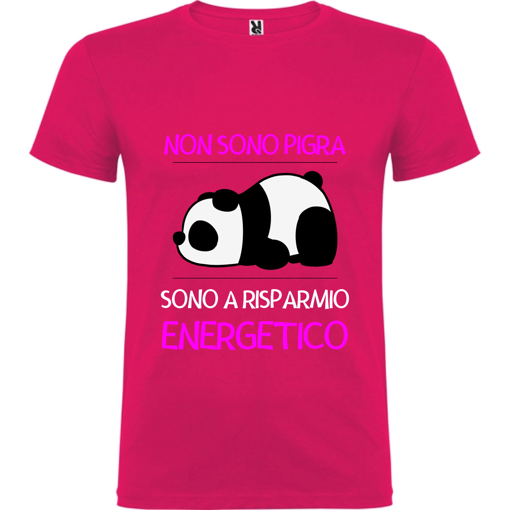 Maglietta Unisex personalizzata Risparmio Energetico 