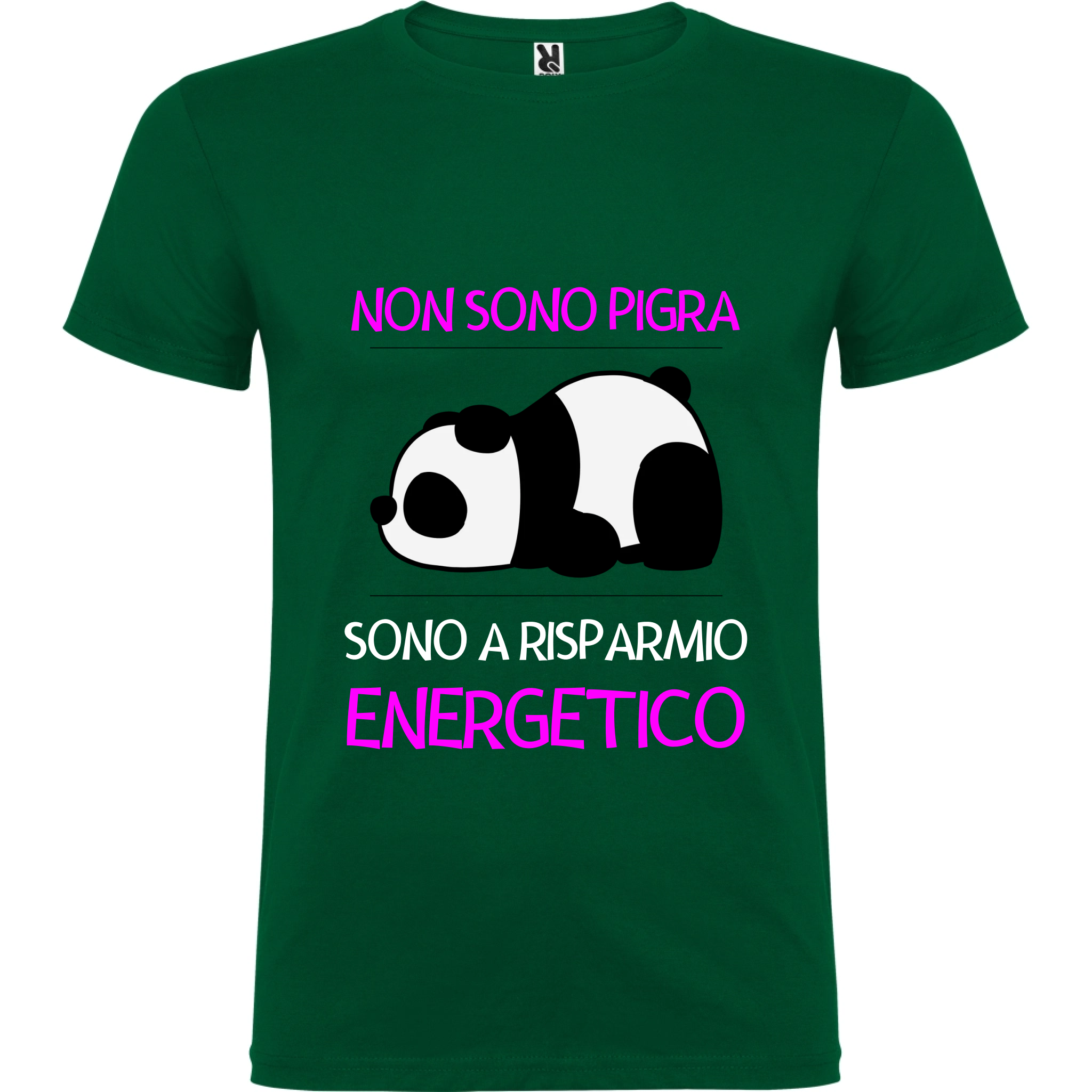 Maglietta Unisex personalizzata Risparmio Energetico 