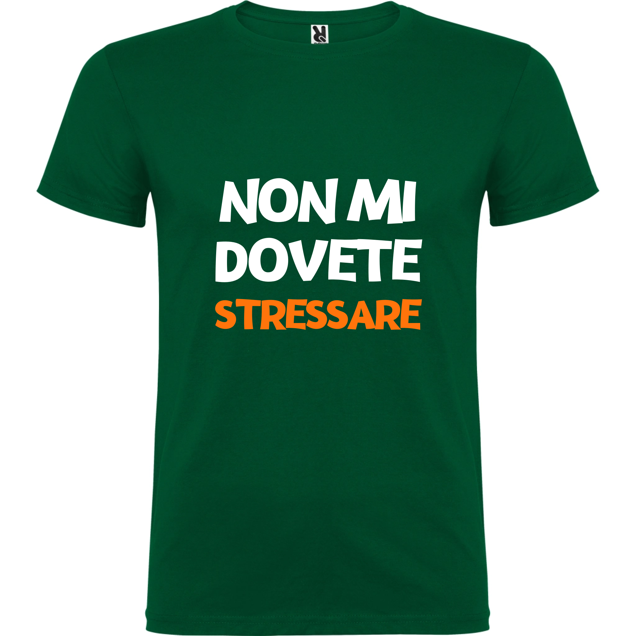 Maglietta Unisex personalizzata Non mi dovete Stressare 
