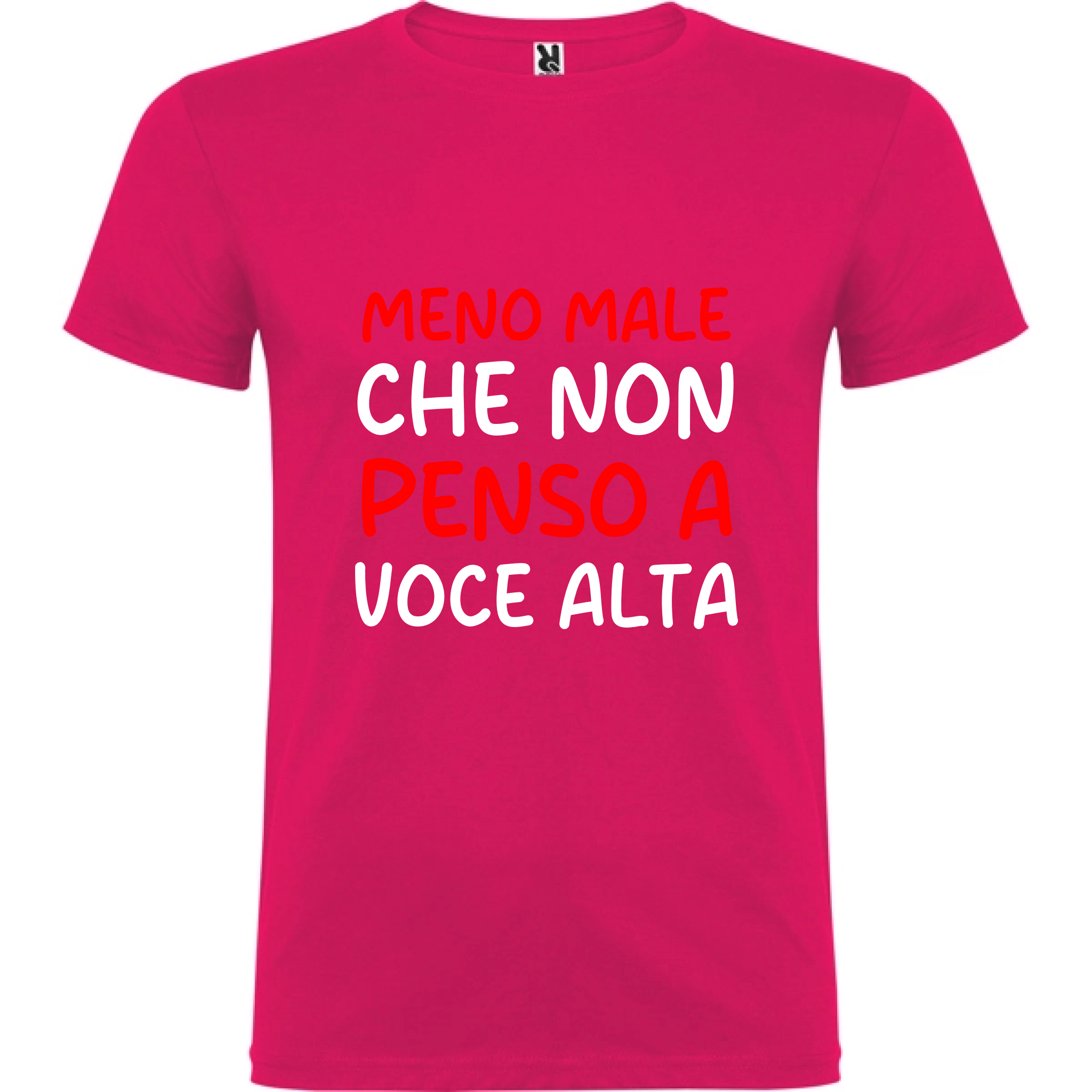 Maglietta Unisex personalizzata Meno Male 