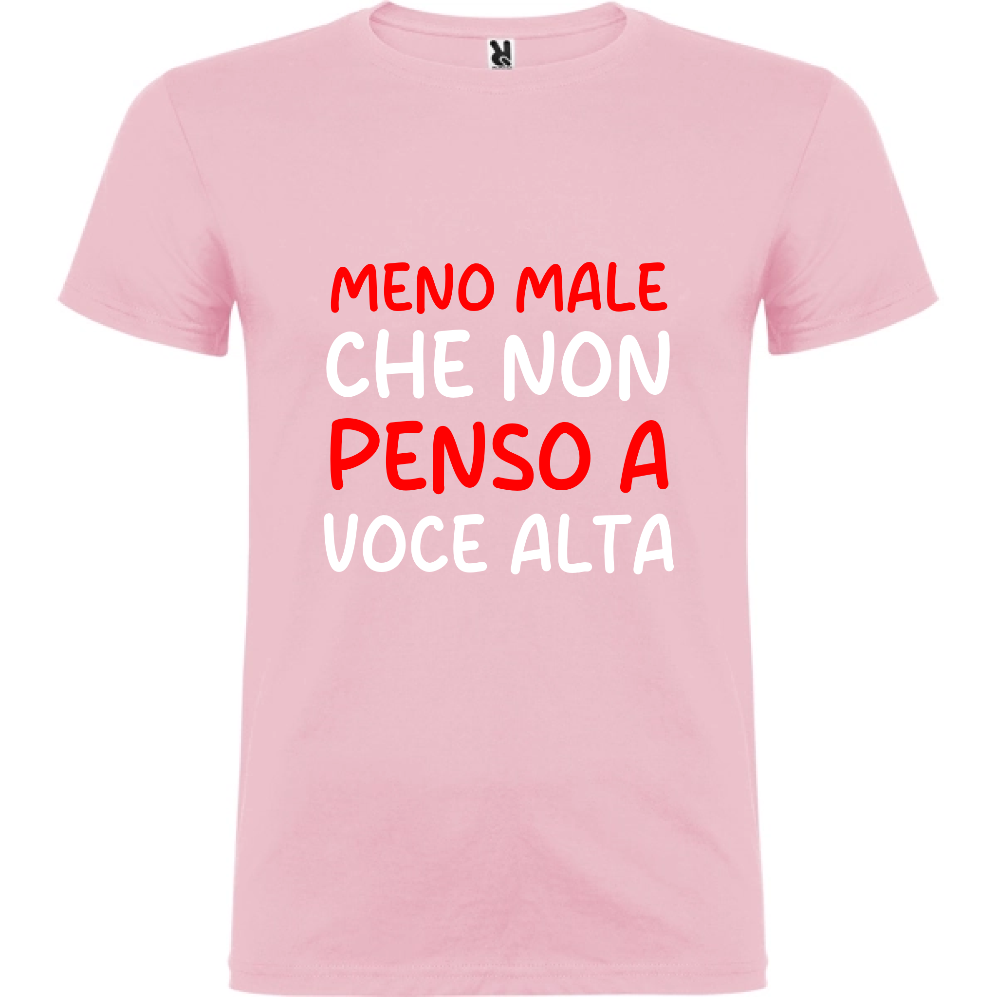Maglietta Unisex personalizzata Meno Male 