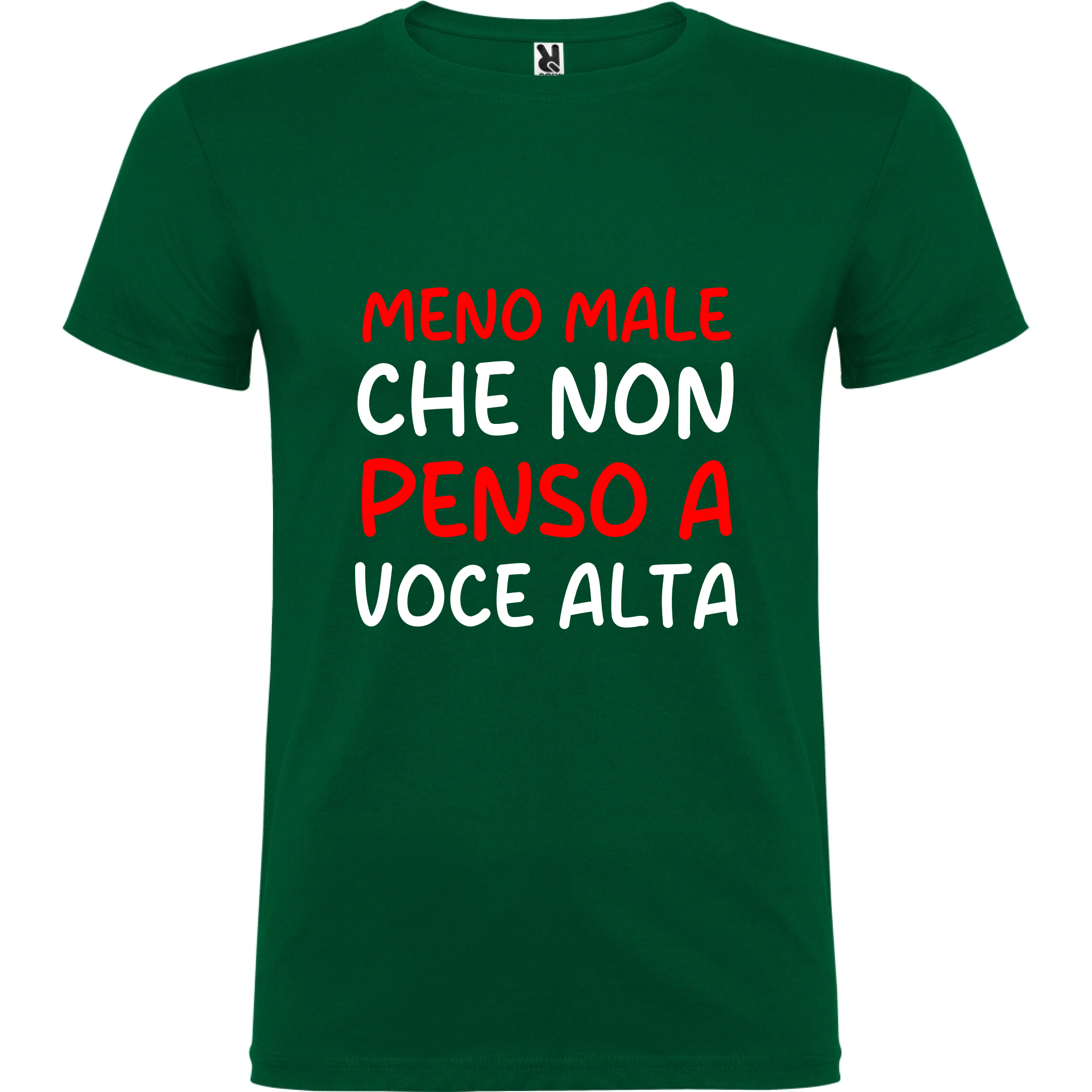Maglietta Unisex personalizzata Meno Male 