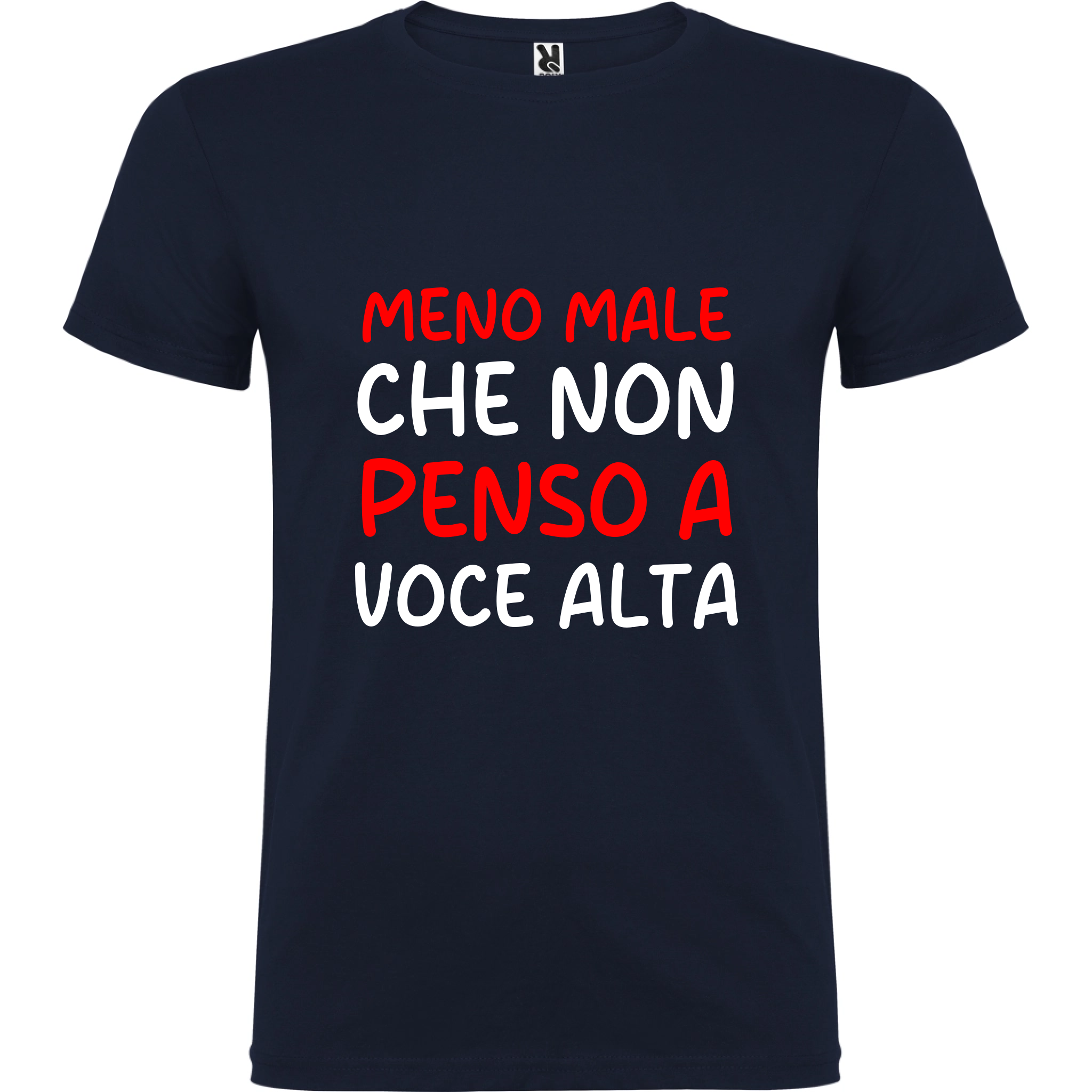 Maglietta Unisex personalizzata Meno Male 