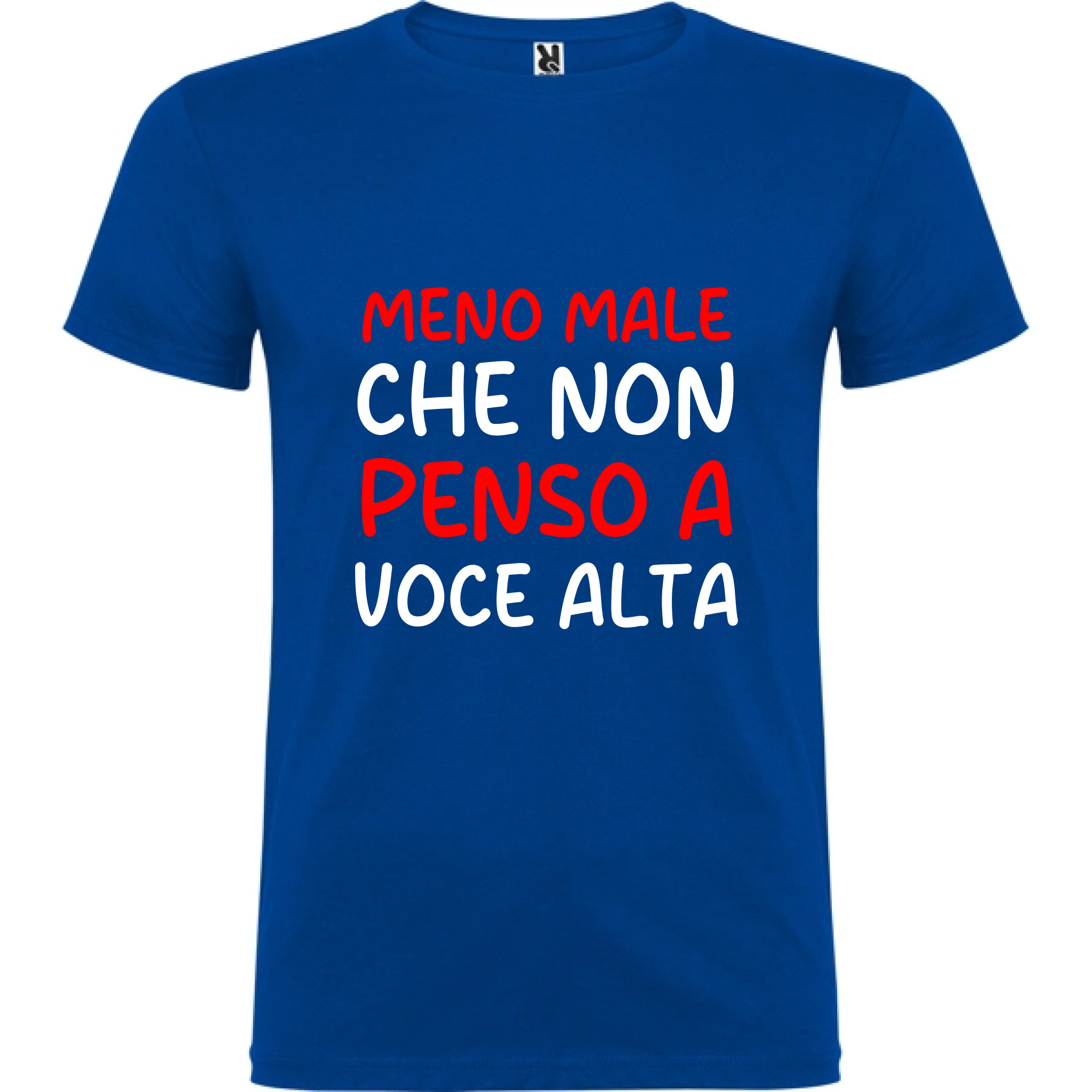Maglietta Unisex personalizzata Meno Male 