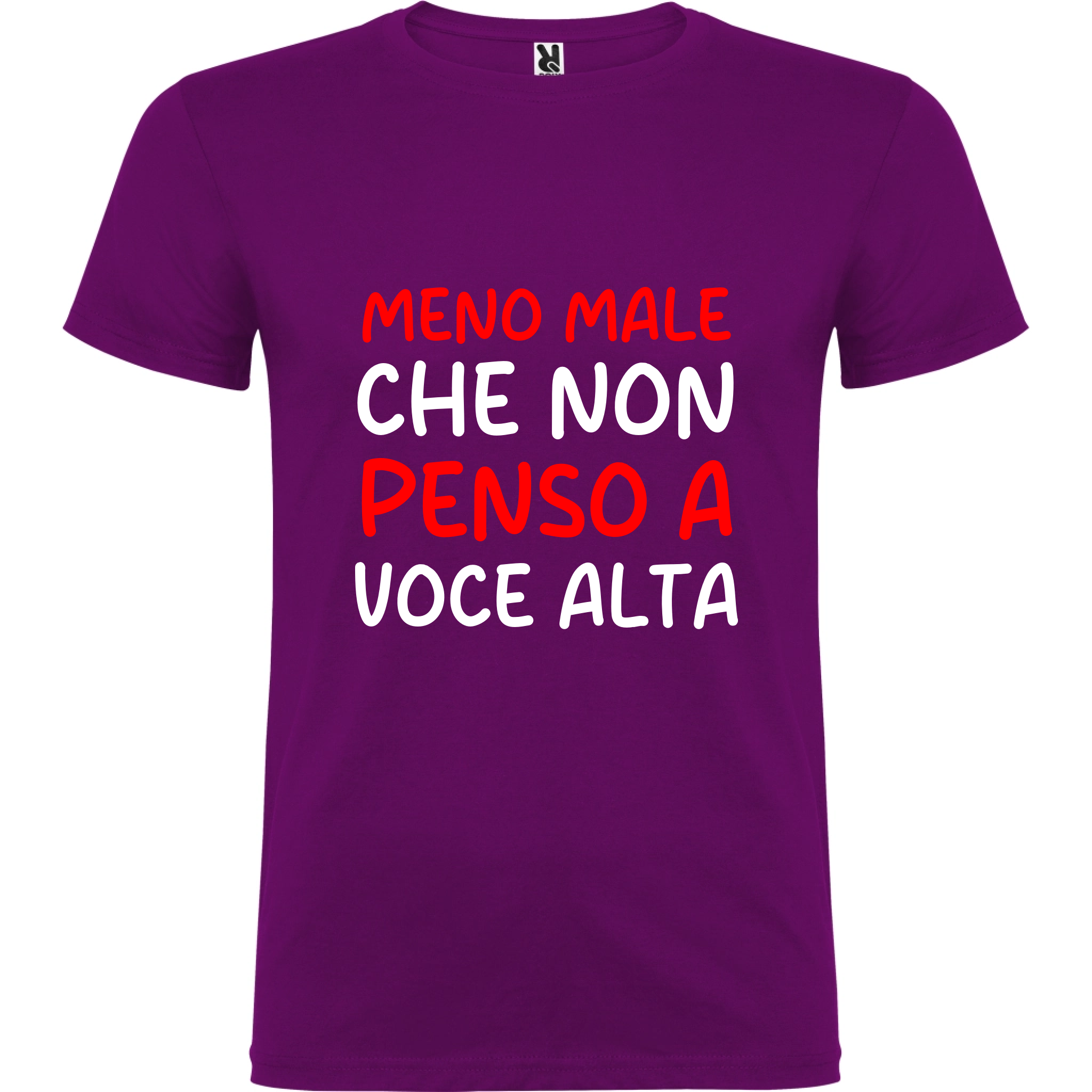 Maglietta Unisex personalizzata Meno Male 