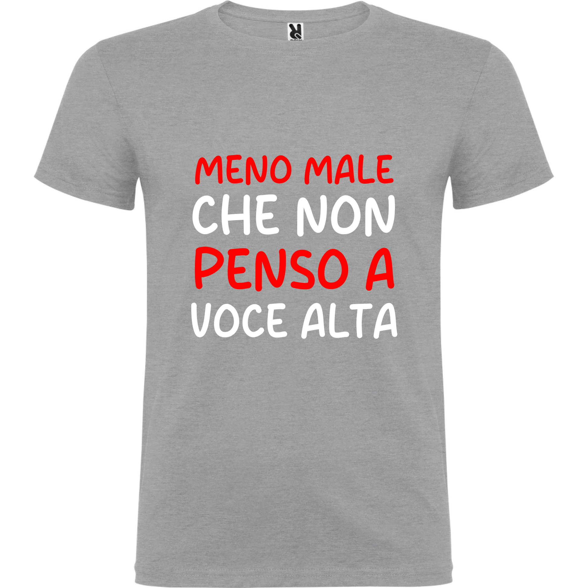 Maglietta Unisex personalizzata Meno Male 