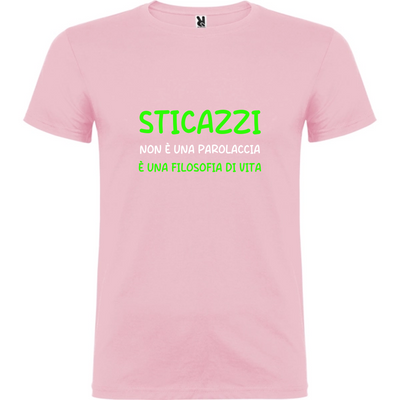 Maglietta Unisex personalizzata Sticazzi 
