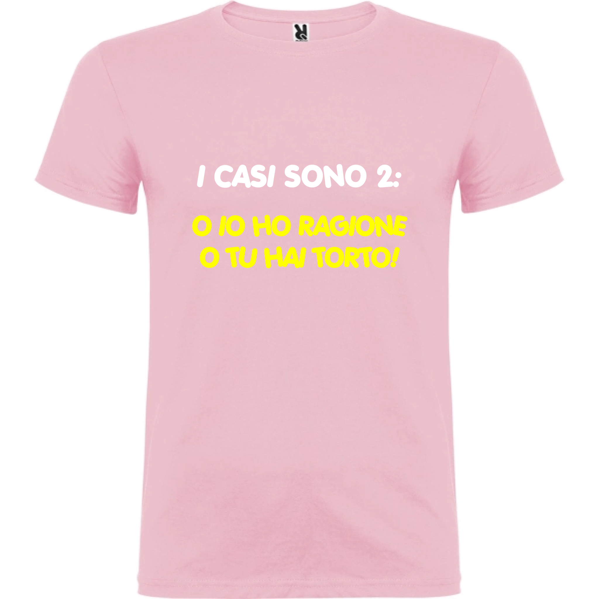 Maglietta Unisex personalizzata I Casi Sono 2 