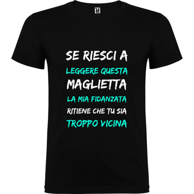 Maglietta Unisex personalizzata Stai a Distanza 