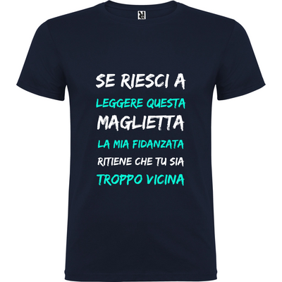 Maglietta Unisex personalizzata Stai a Distanza 