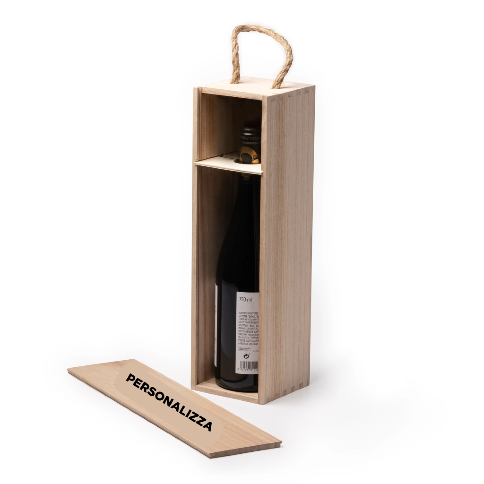 Cassetta Porta Vino in Legno Personalizzata, Idea Regalo Compleanno Importante, Scatola in Legno Personalizzata per 60 anni 50 anni 40 anni 30 anni 