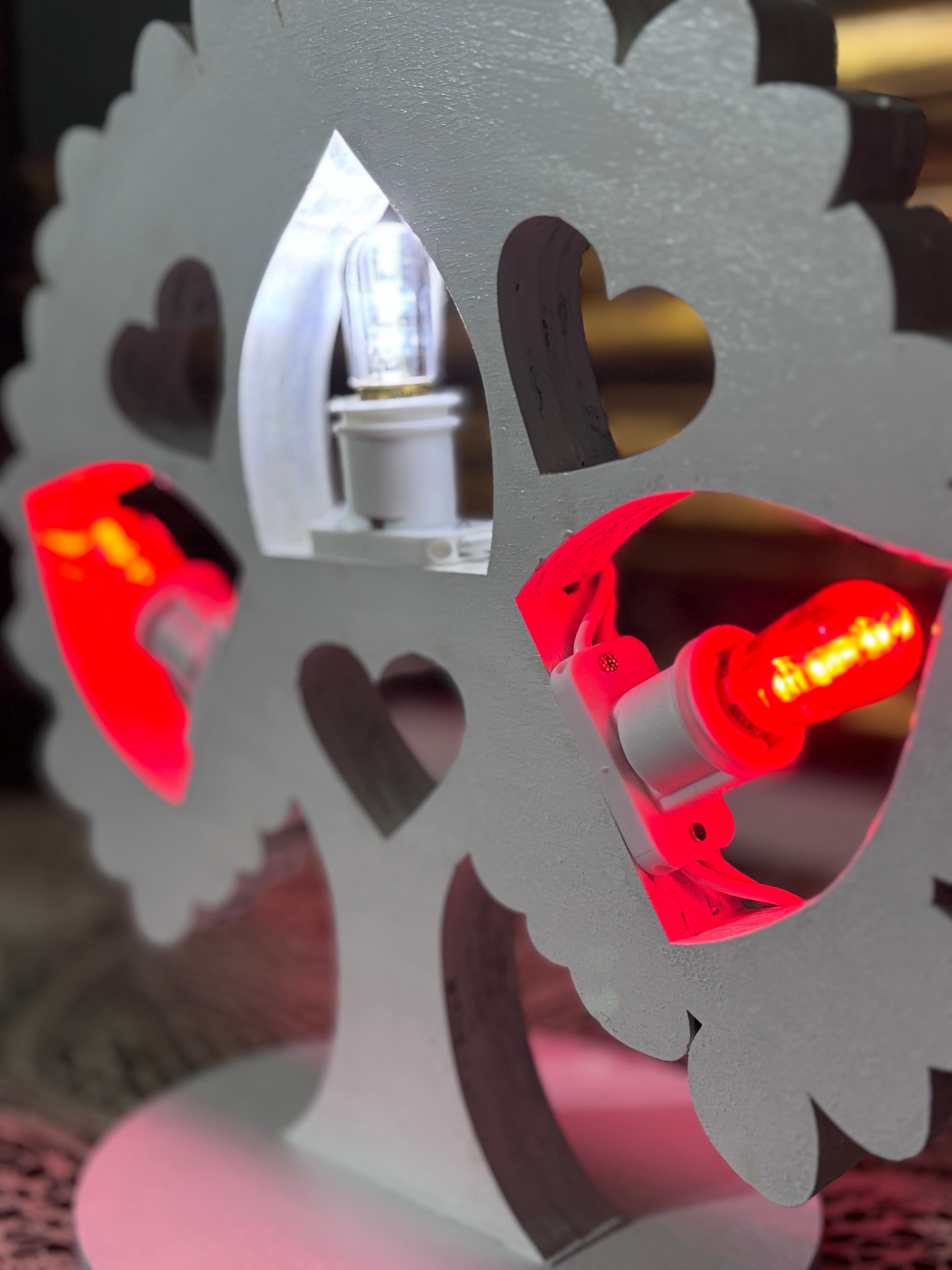 Luminaria Albero cuori 