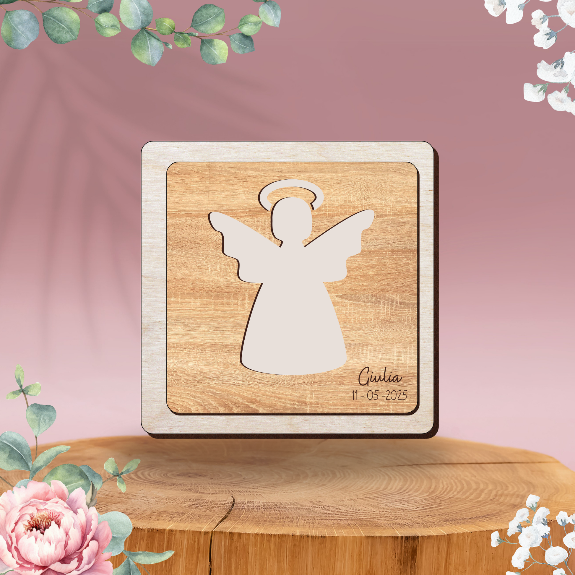 NIXRET Set di 50 kit di angeli custodi, ciondolo a forma di angelo custode, per matrimoni e battesimi fai da te (colore NIXRET Set di 50 kit di angeli custodi, ciondolo a forma di angelo custode, per matrimoni e battesimi fai da te (colore