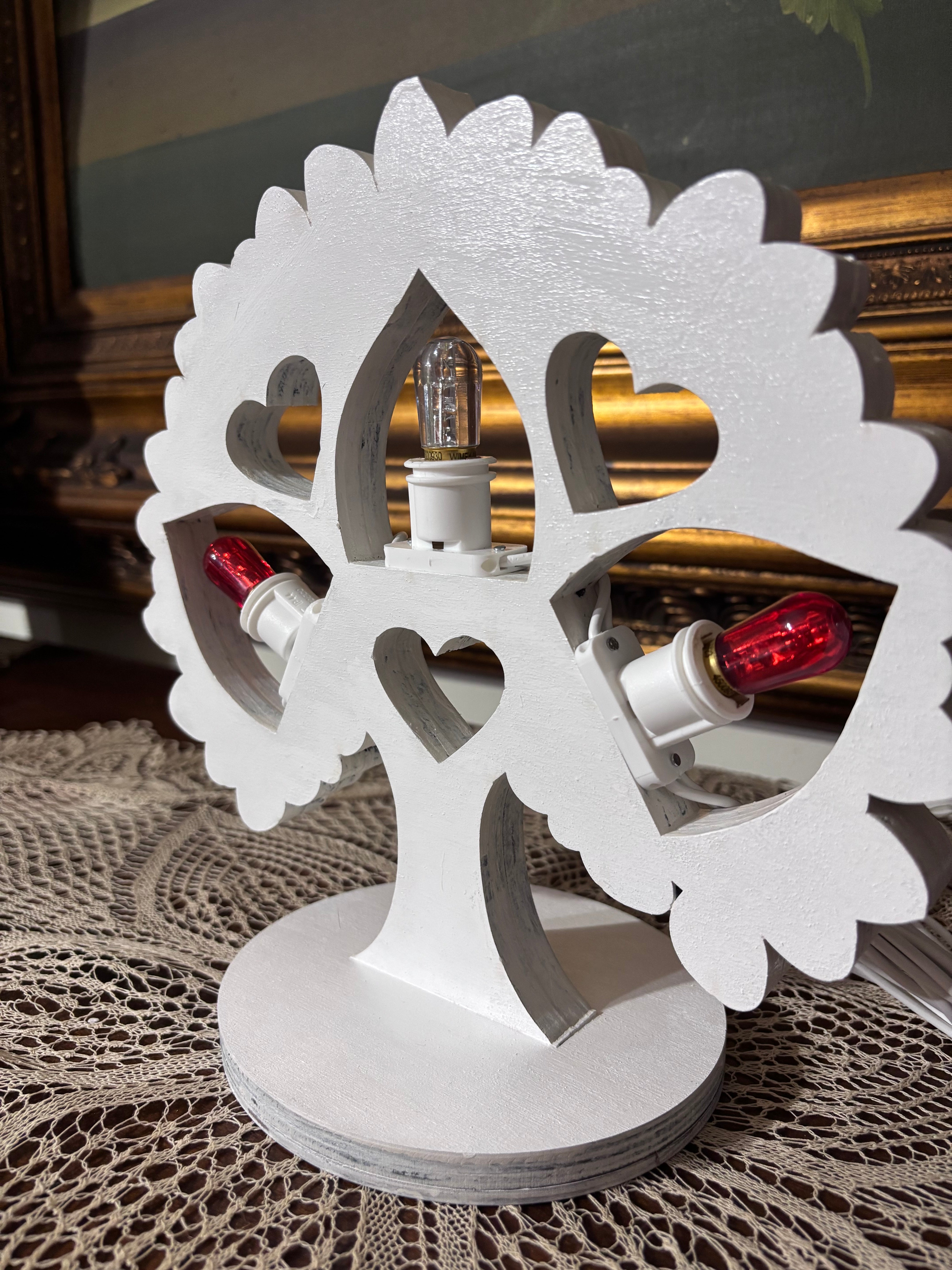 Luminaria Albero cuori 