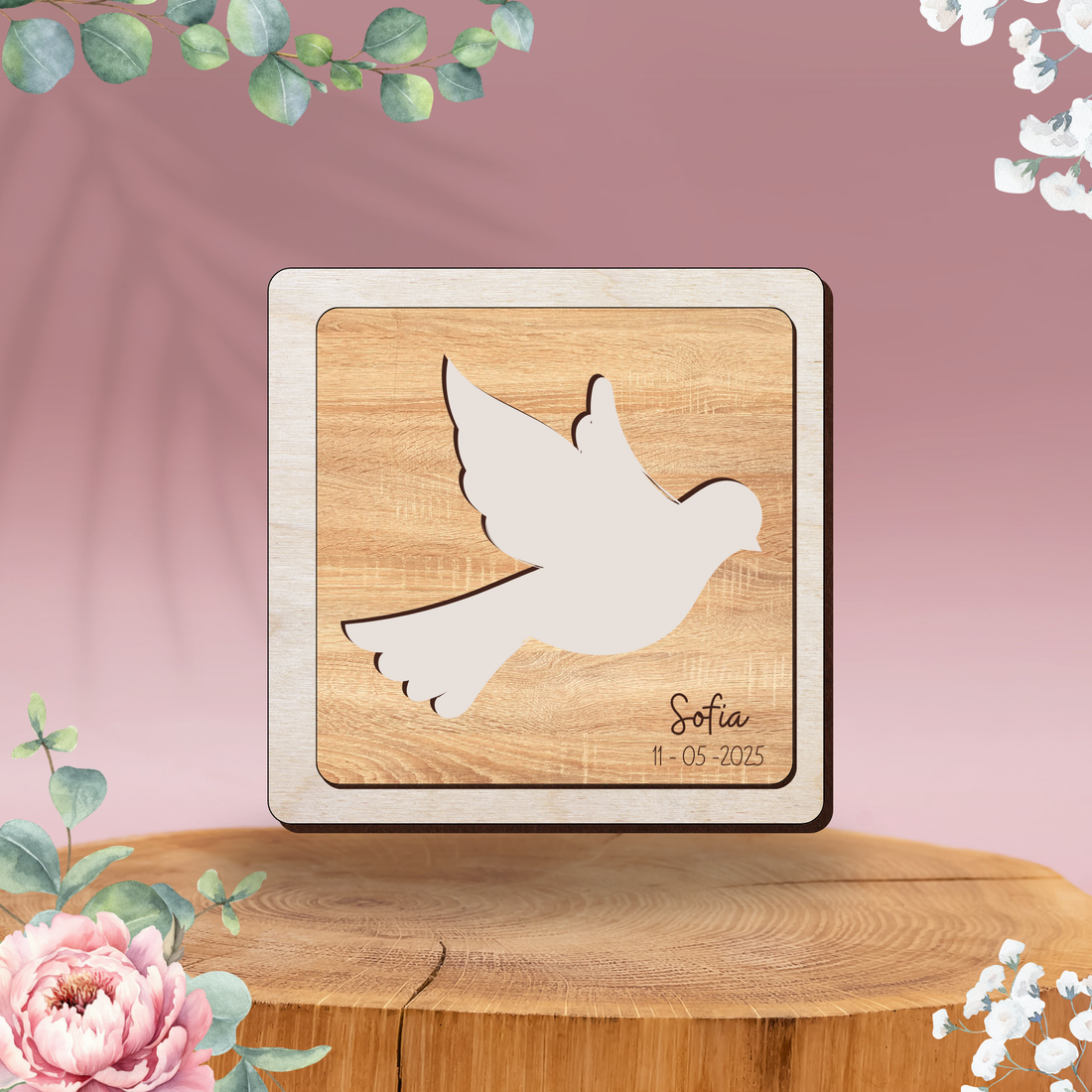 Bomboniera Colomba per prima comunione Idea's Cottage