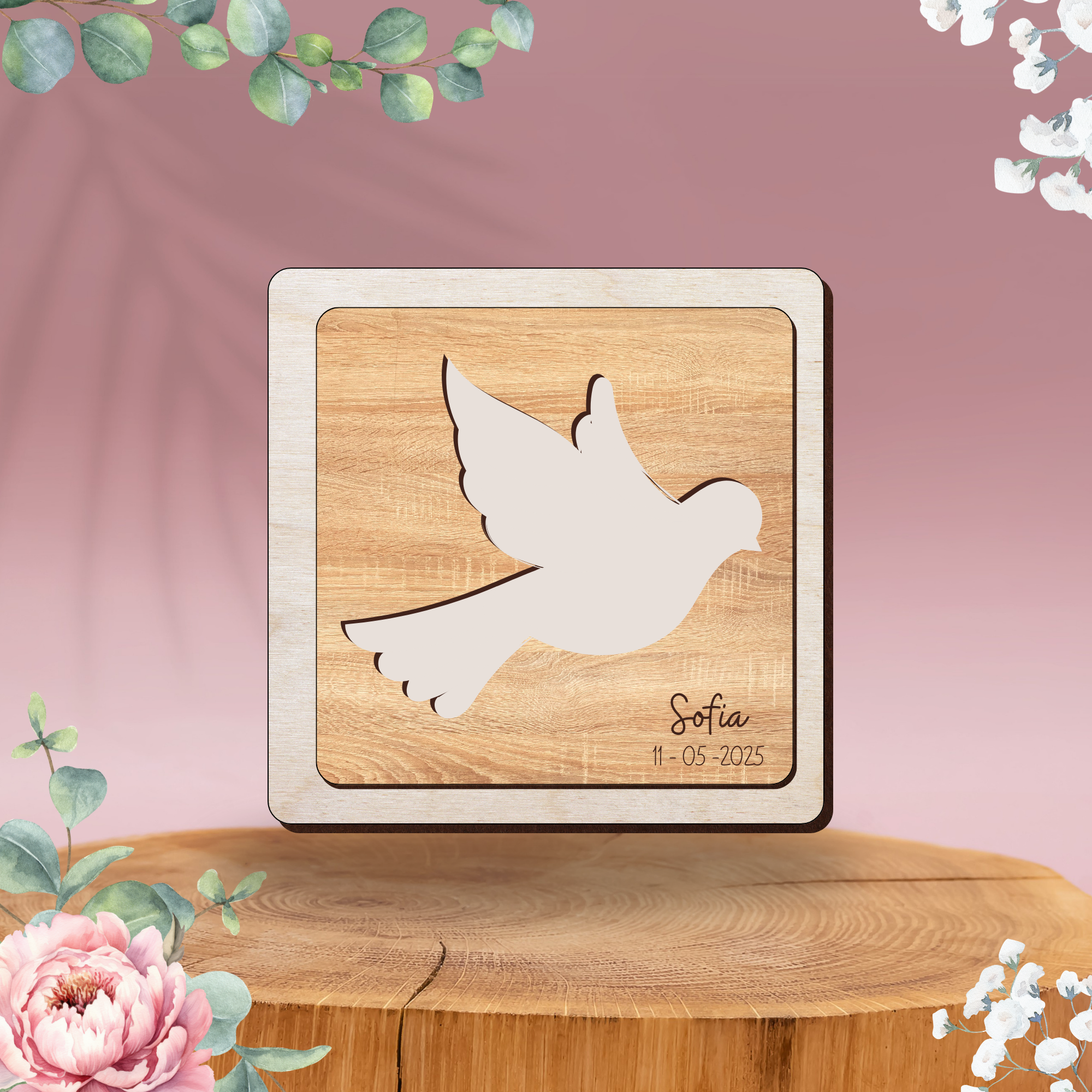 Bomboniera Colomba per prima comunione Idea's Cottage