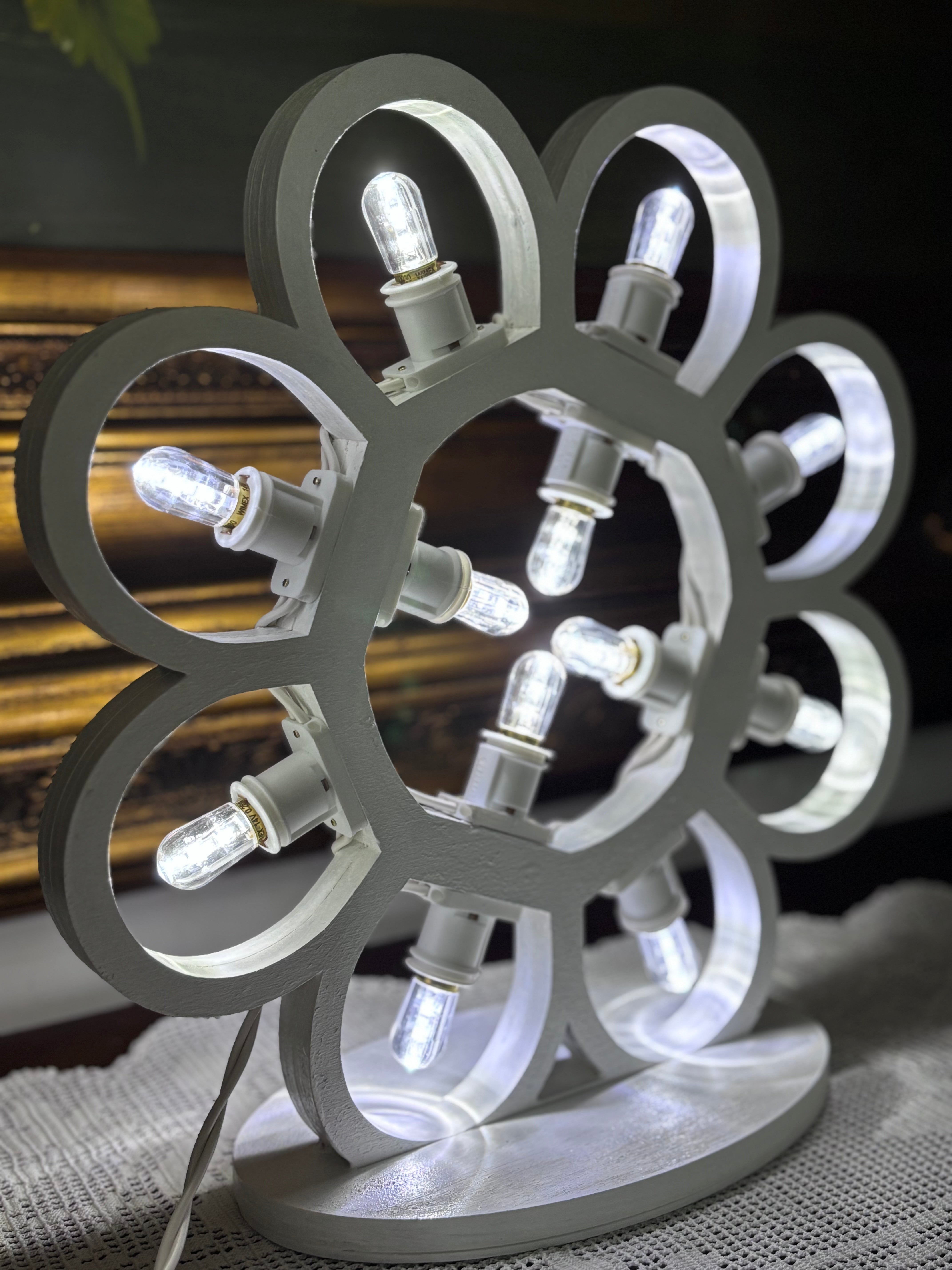 Luminaria Margherita con base 