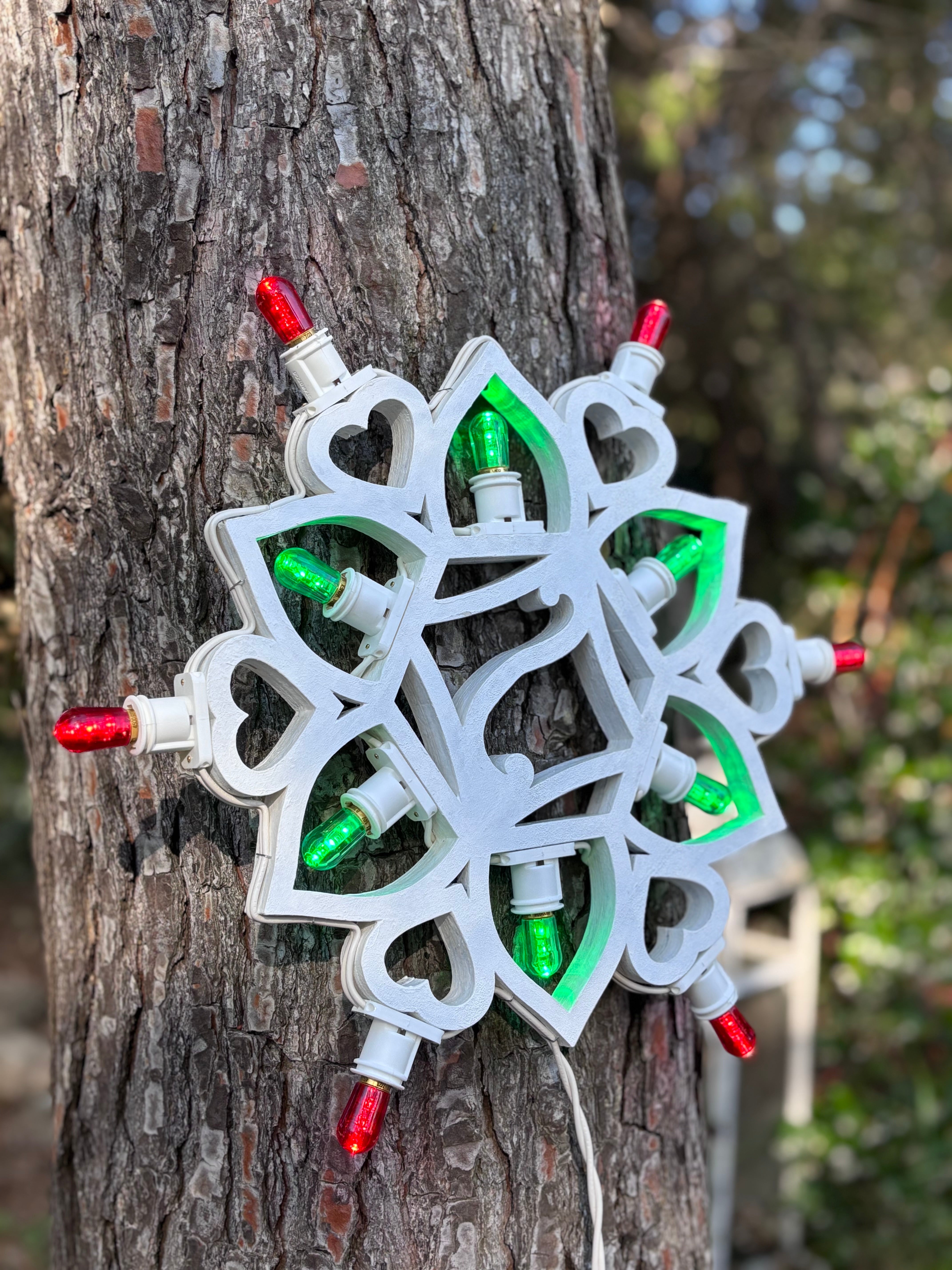 Luminaria Rosone Cuori 