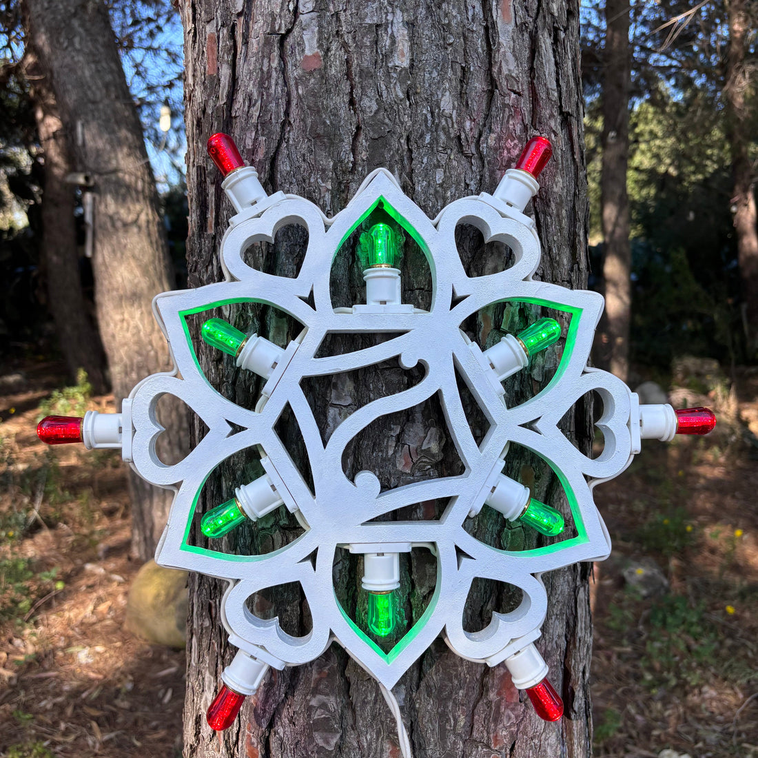 Luminaria Rosone Cuori 