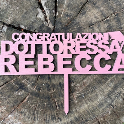 Cake topper laurea Idea's Cottage