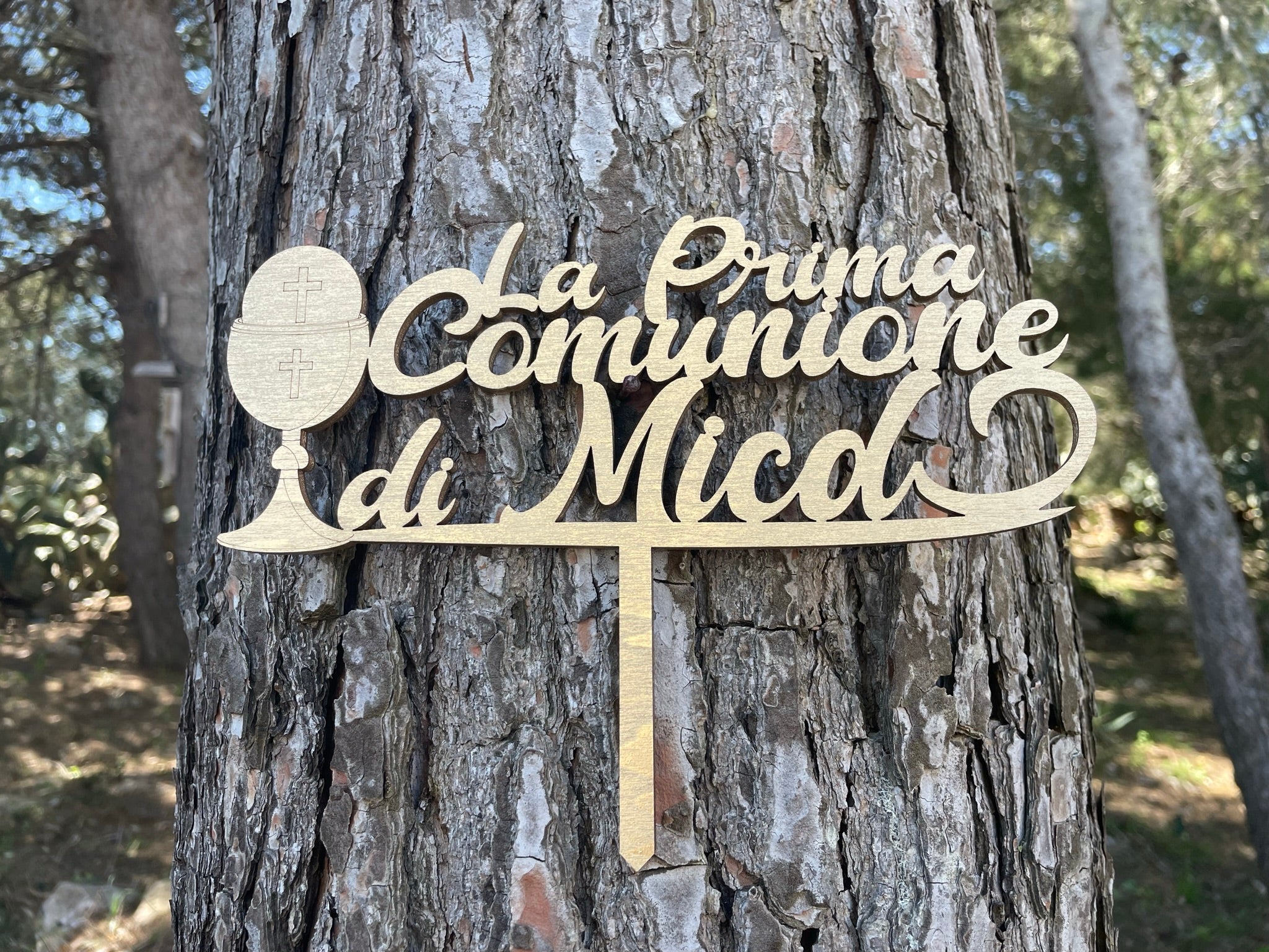 Cake topper per comunione Idea's Cottage