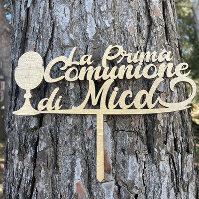 Cake topper per comunione Idea's Cottage