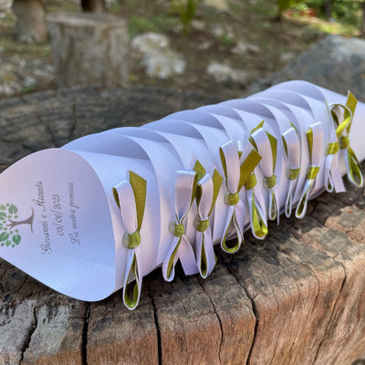 Cono Portariso Tema Albero della Vita Foglie Idea's Cottage