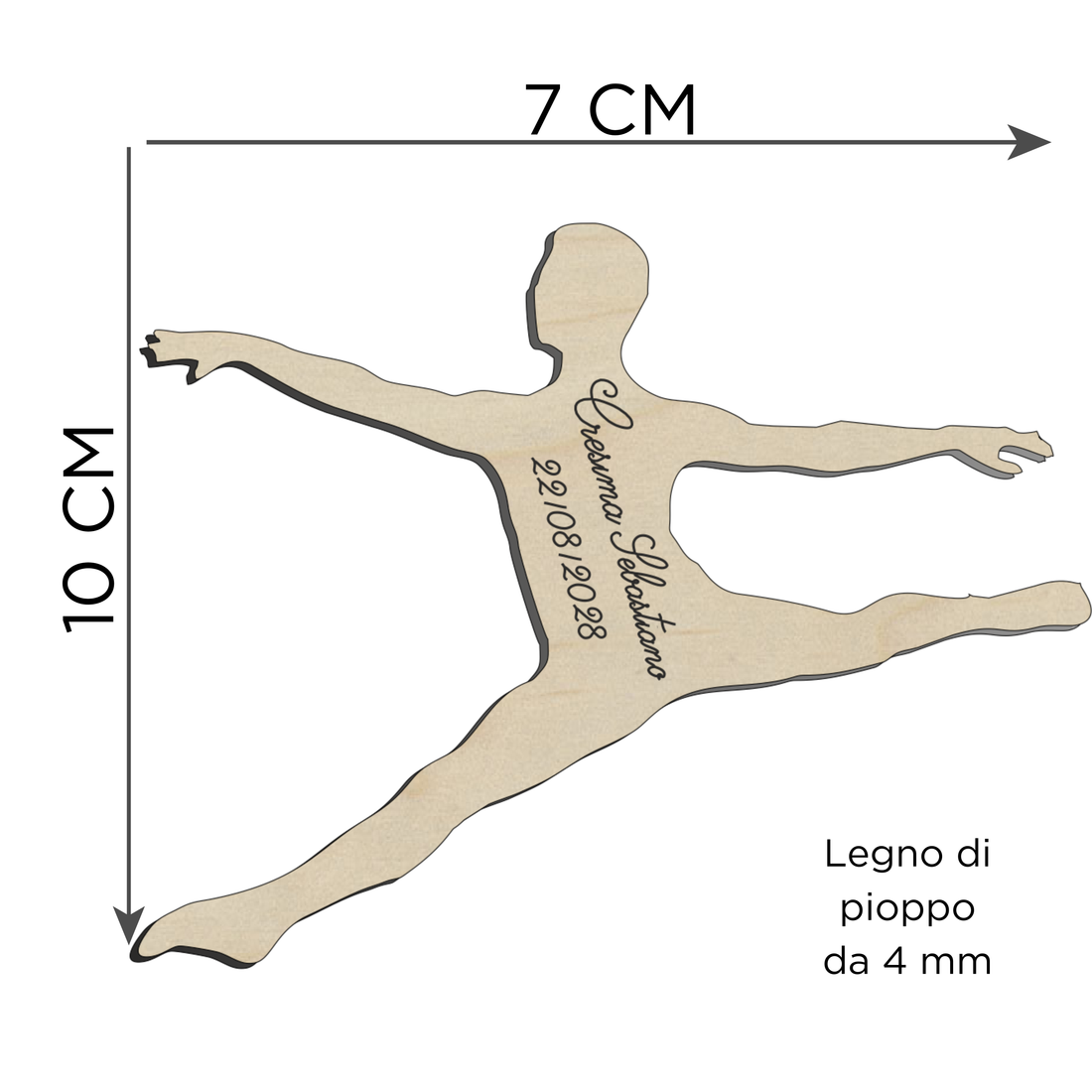Segnaposto Ballerino a tema danza 