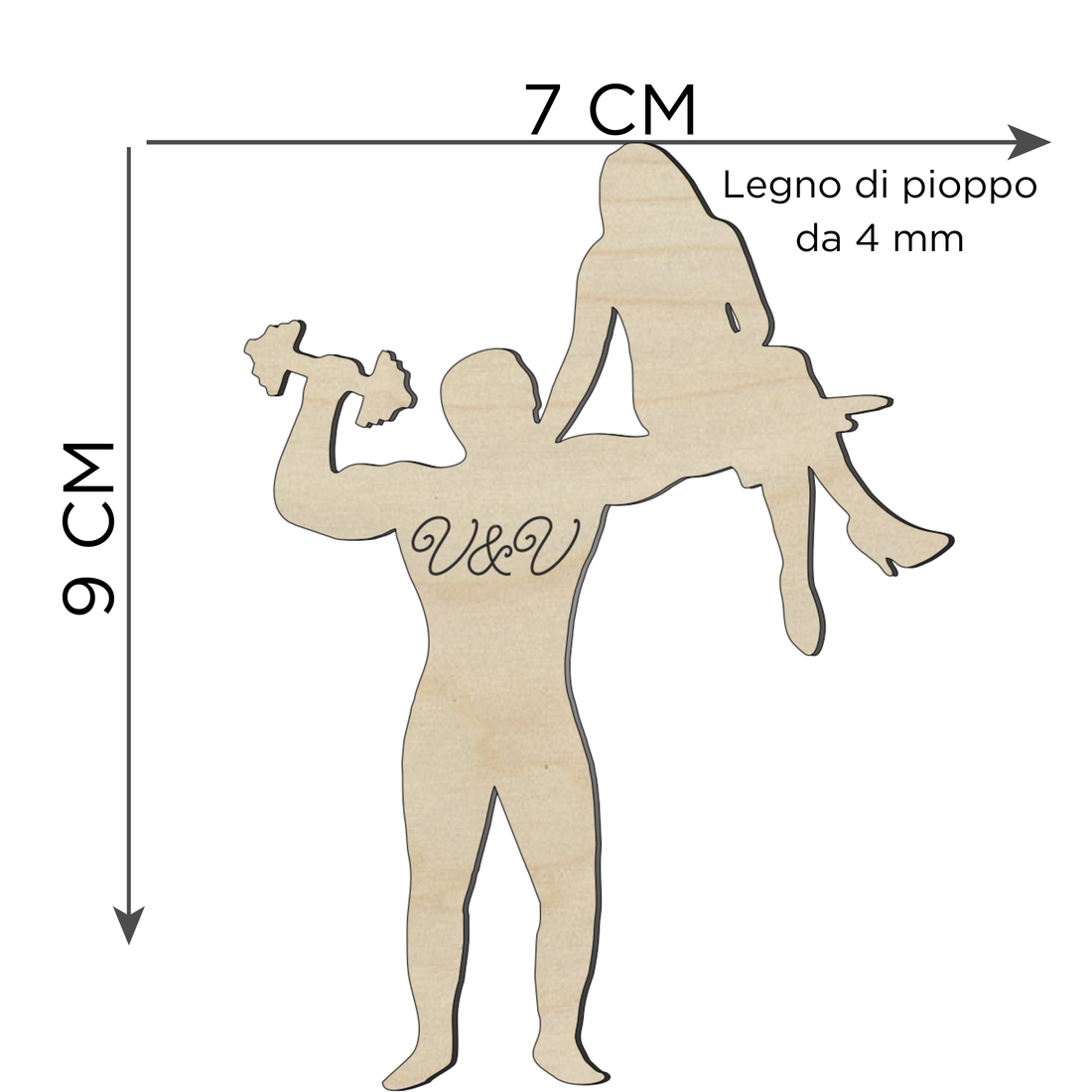 Segnaposto gym tema sport 