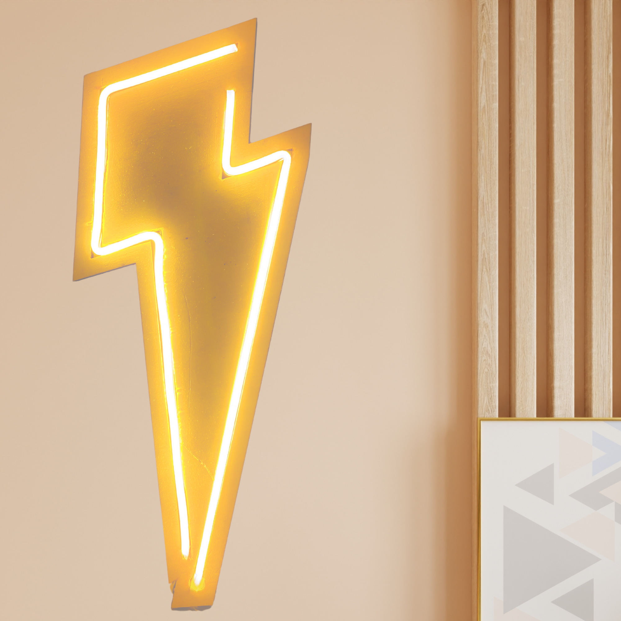 Neon Led Fulmine Idea's Cottage di Brunetti Marco