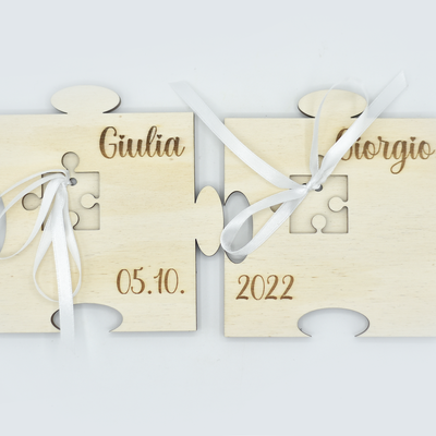Portafedi Puzzle legno Idea's Cottage
