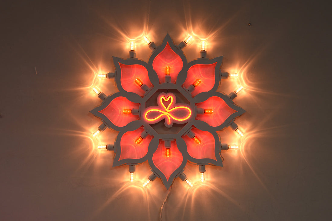 Luminaria Rosone Sole Led 