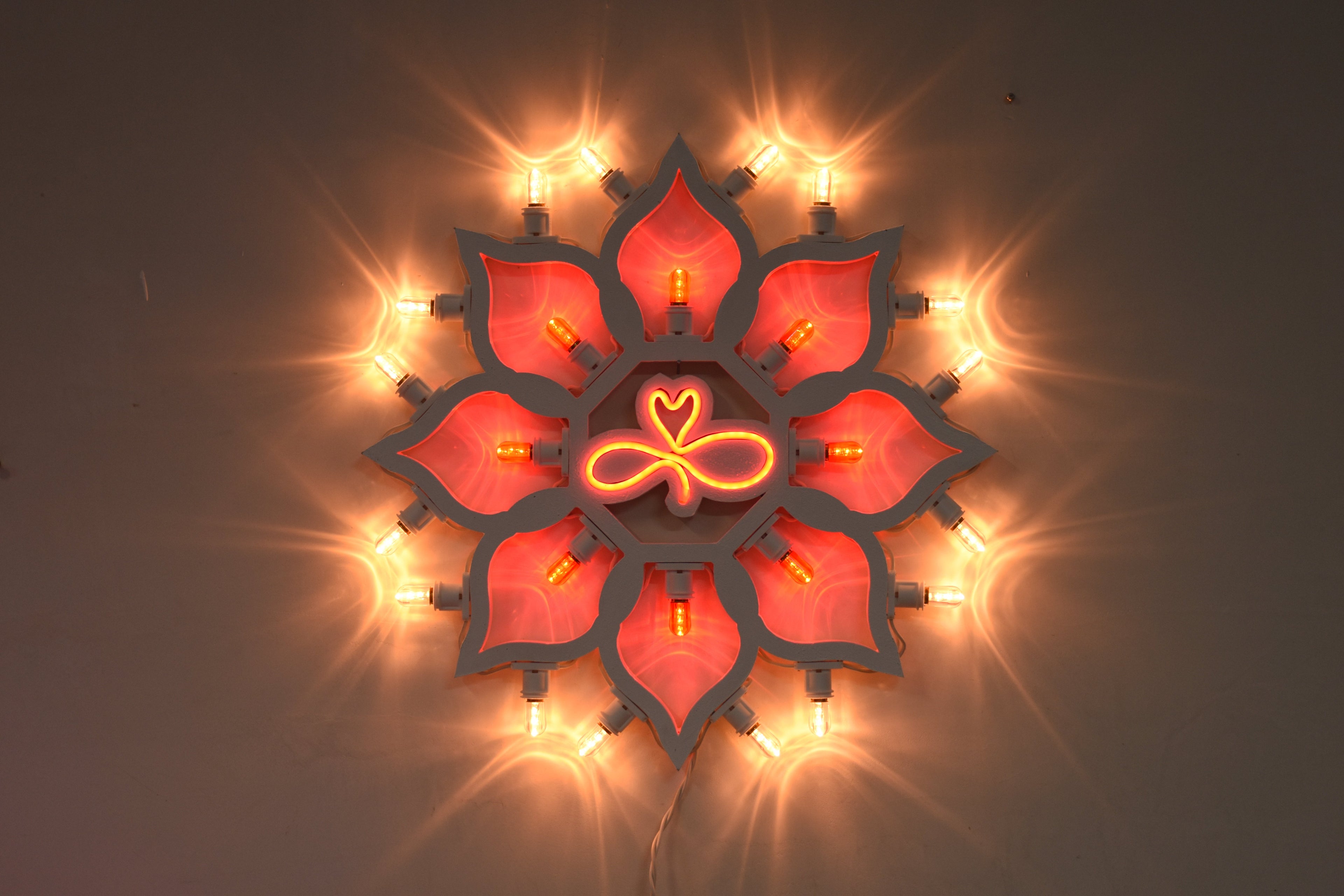 Luminaria Rosone Sole Led 