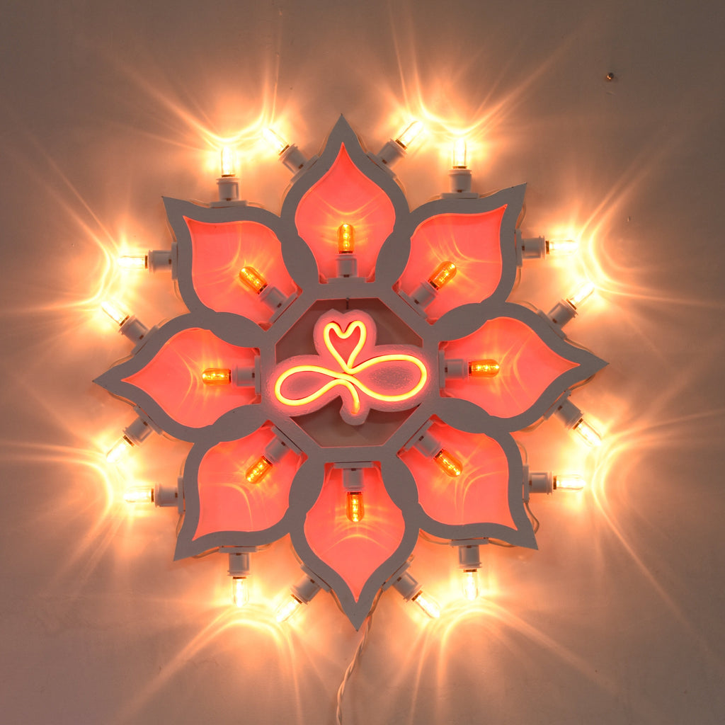 Luminaria Rosone Sole Led 