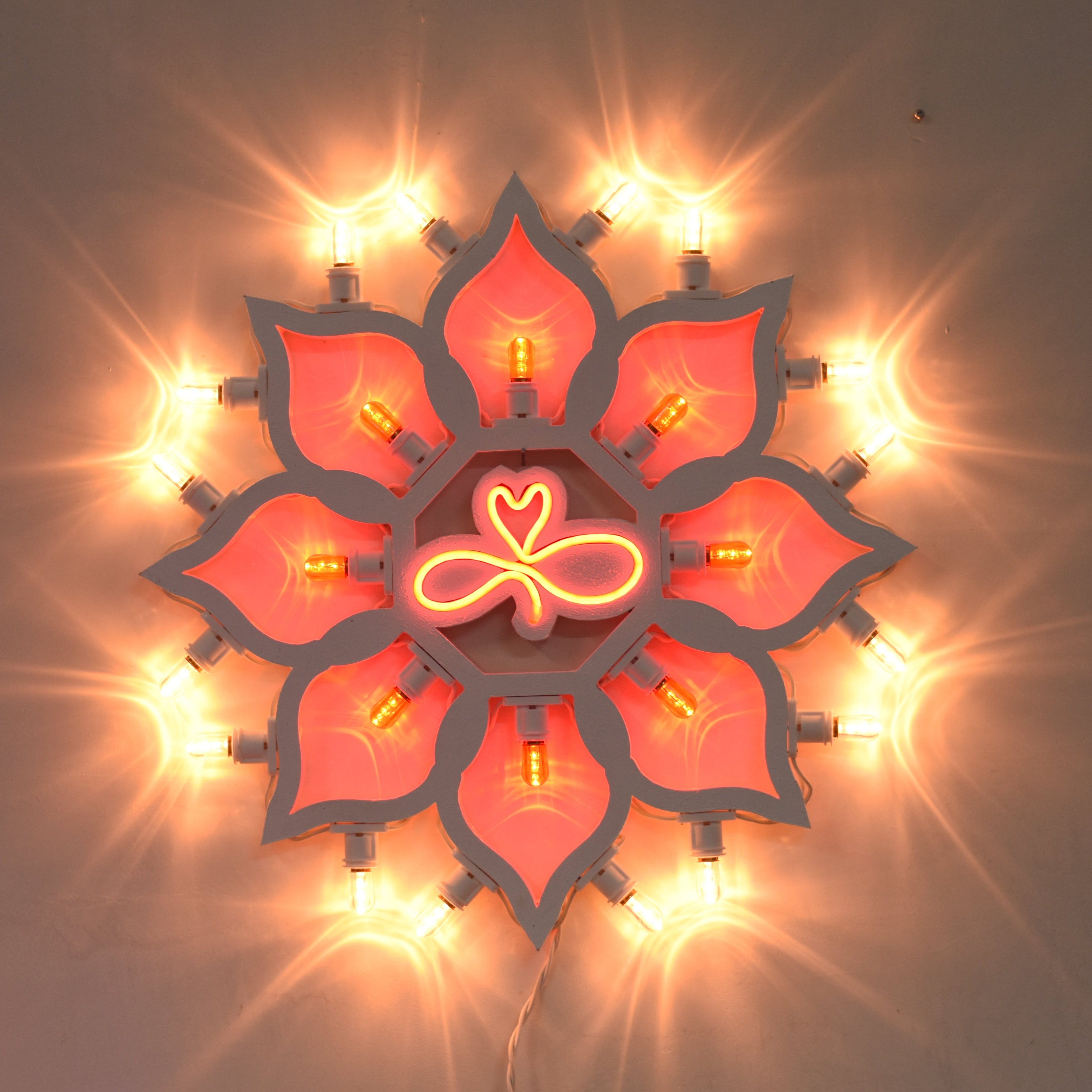 Luminaria Rosone Sole Led 
