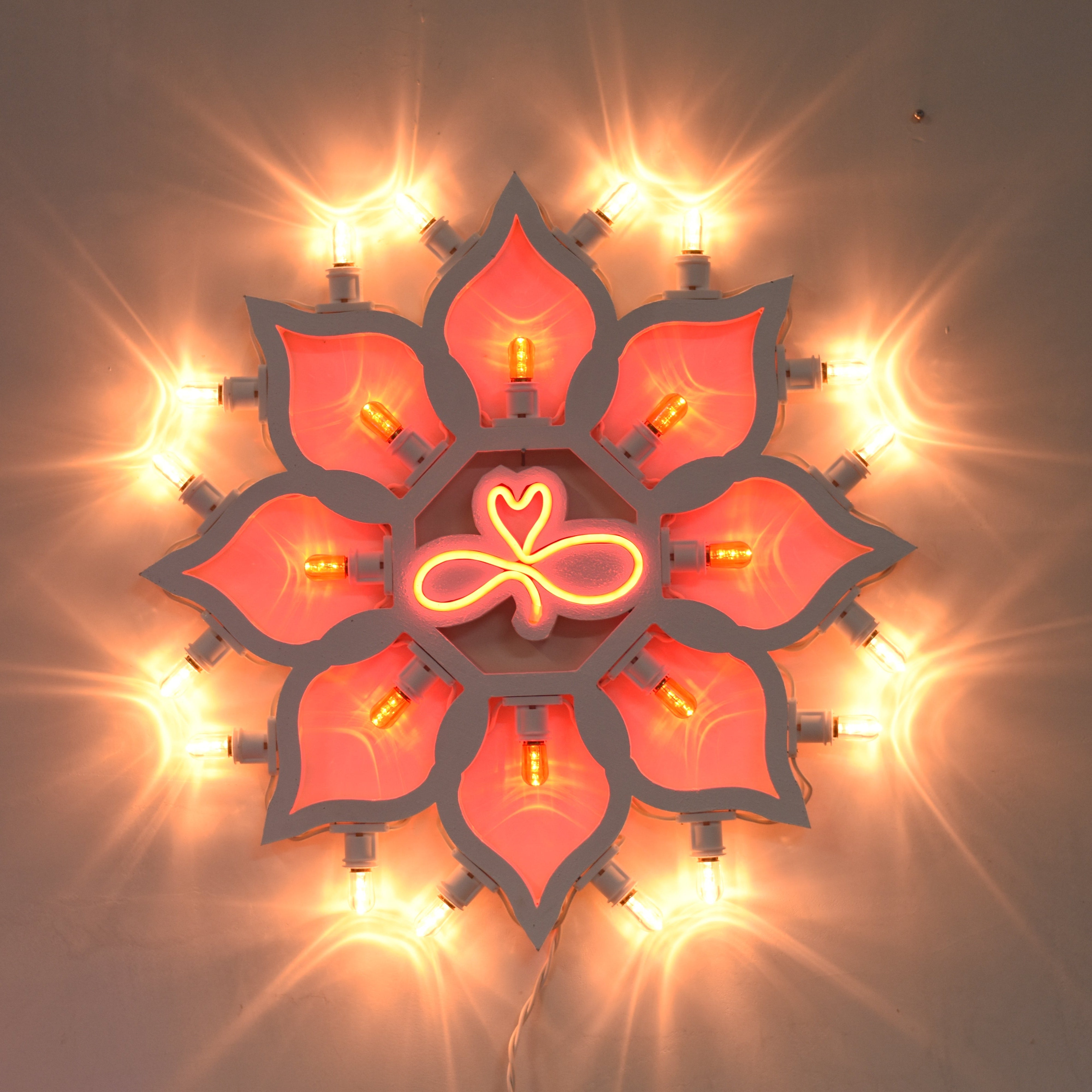 Luminaria Rosone Sole Led 