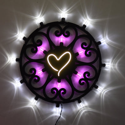 Luminaria Rosone Cuore Led 