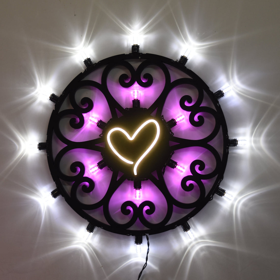Luminaria Rosone Cuore Led 