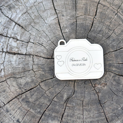 Segnaposto in legno tema fotografia Idea's Cottage
