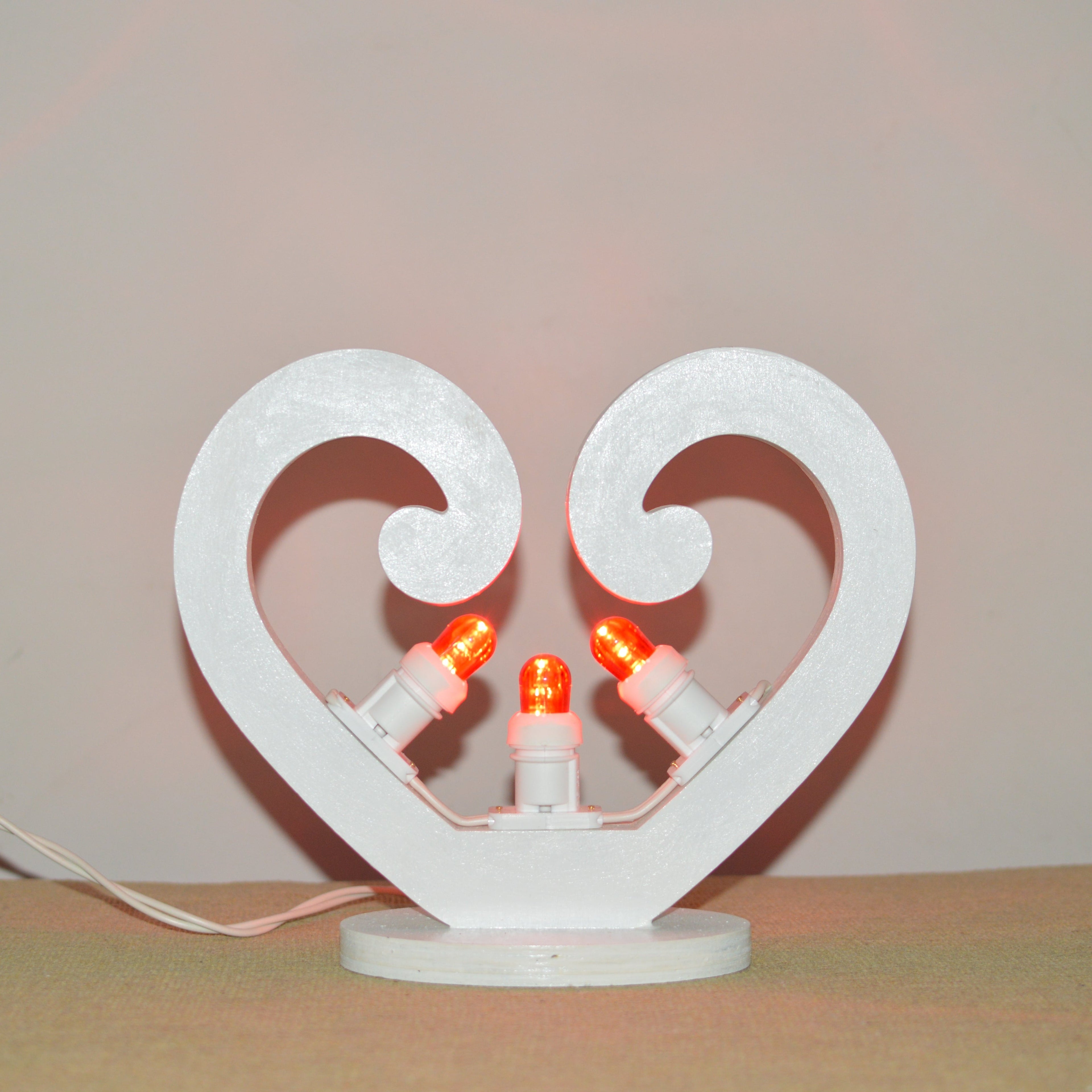 Luminaria Cuore da tavolo 