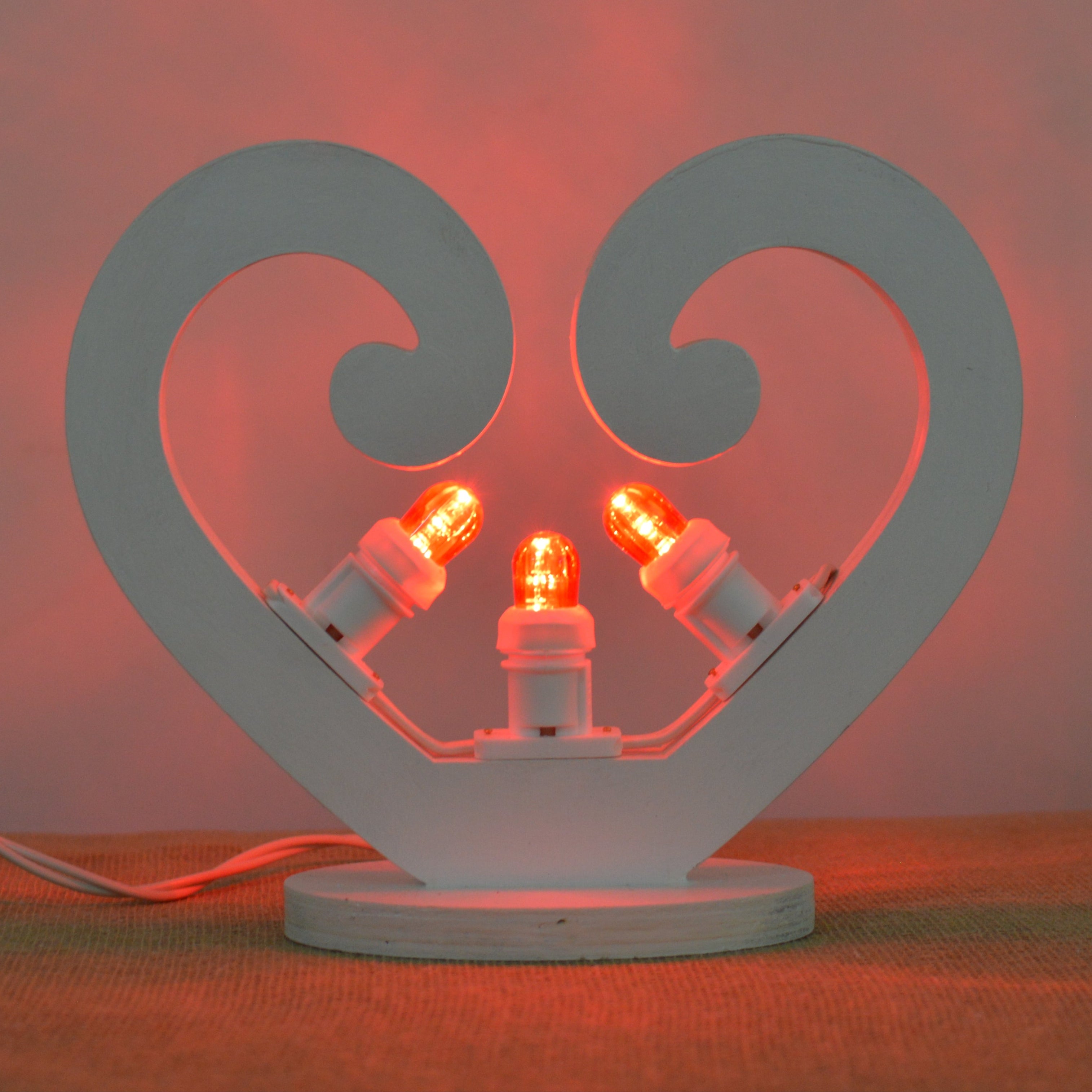 Luminaria Cuore da tavolo 