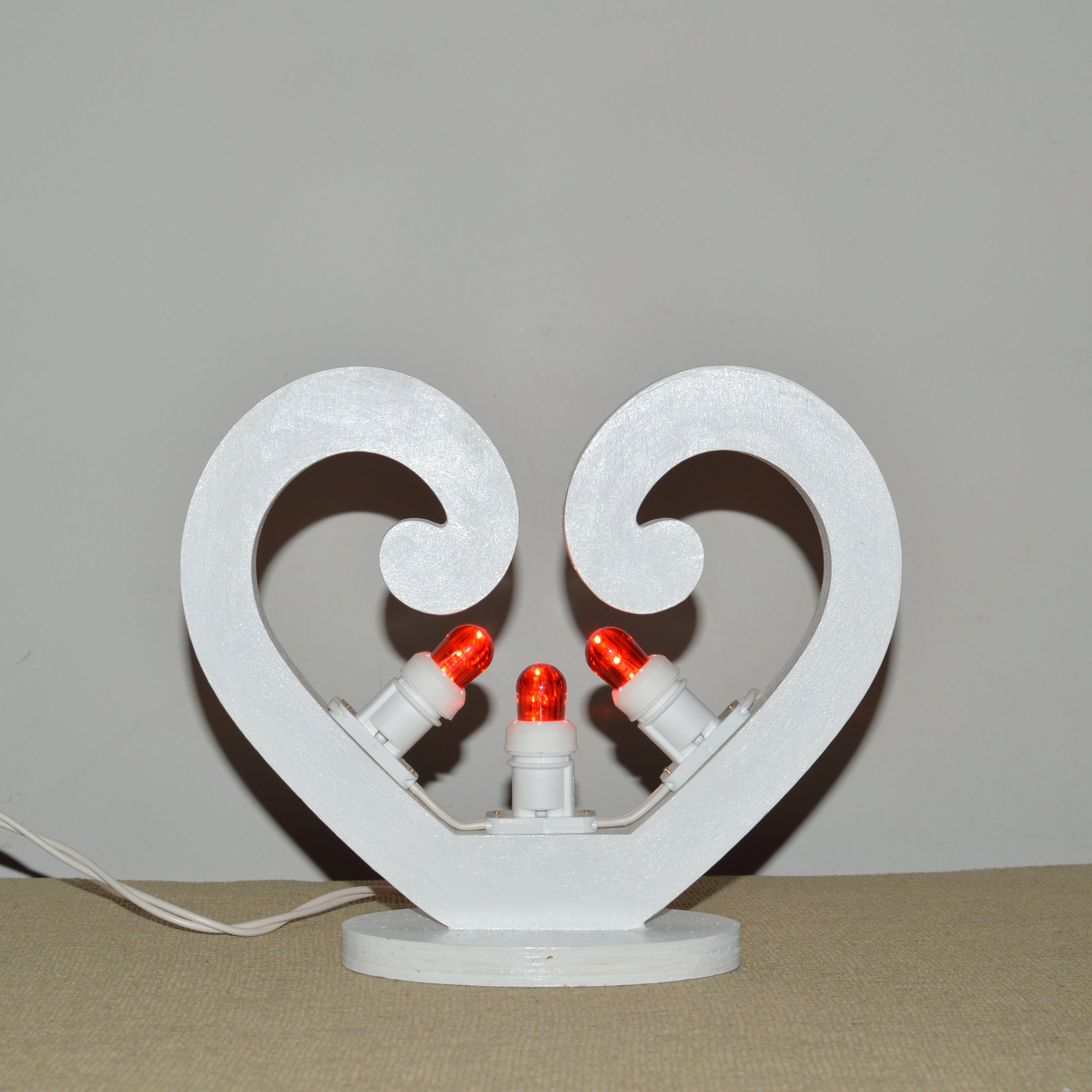 Luminaria Cuore da tavolo 