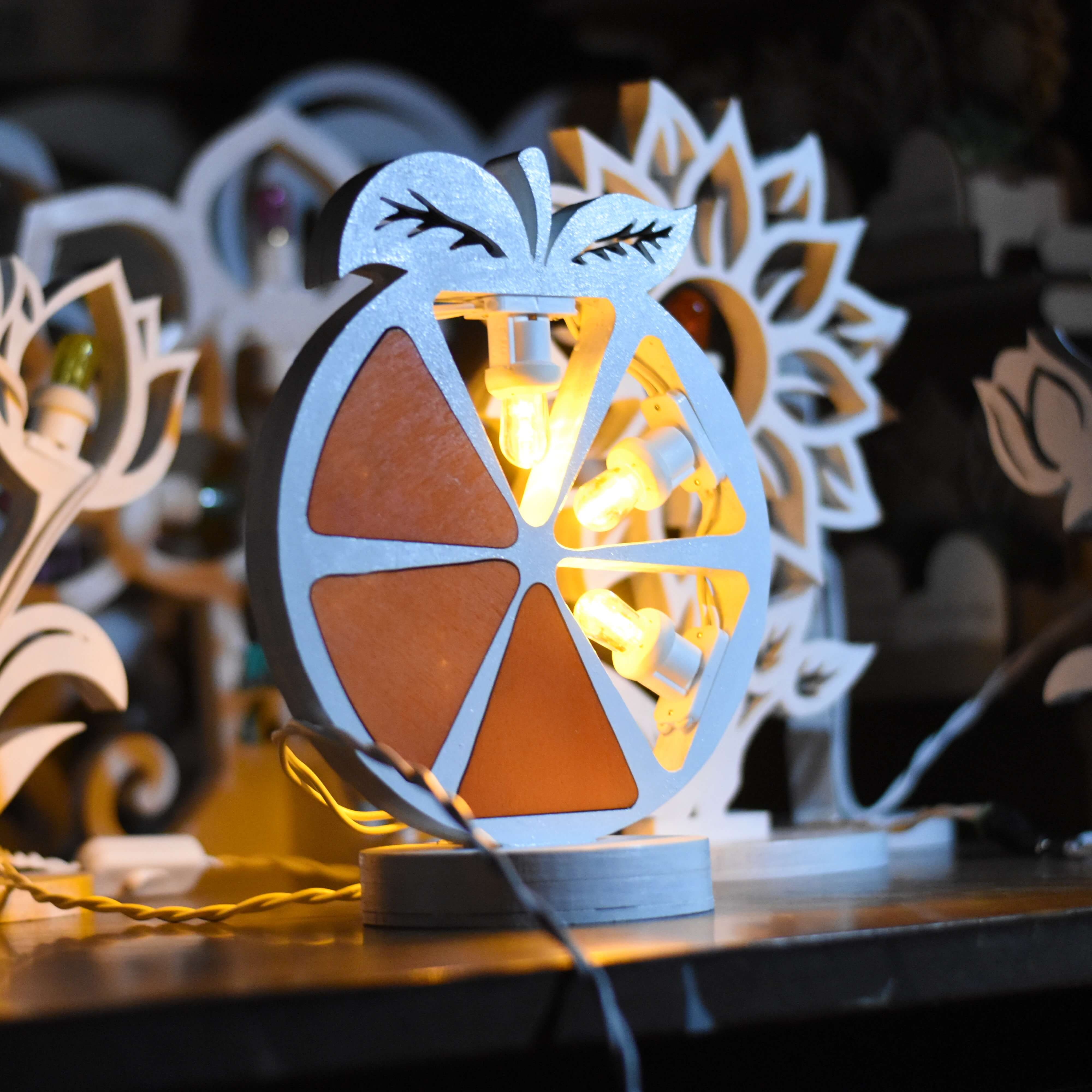 Luminaria Arancio Idea's Cottage di Brunetti Marco