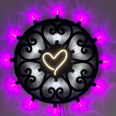 Luminaria Rosone Cuore Led 
