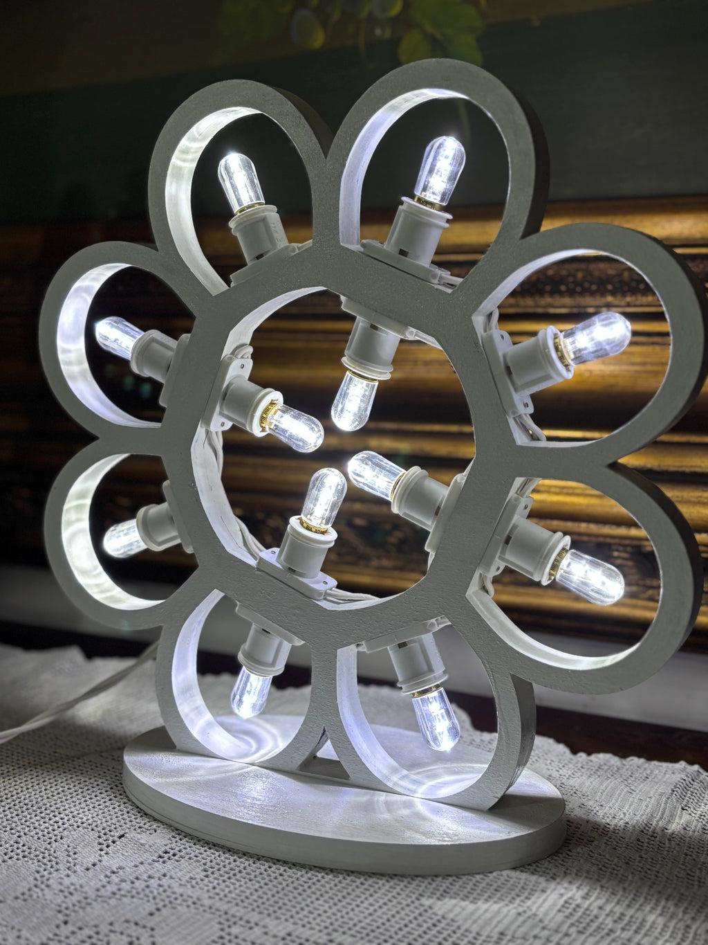 Luminaria Margherita con base 