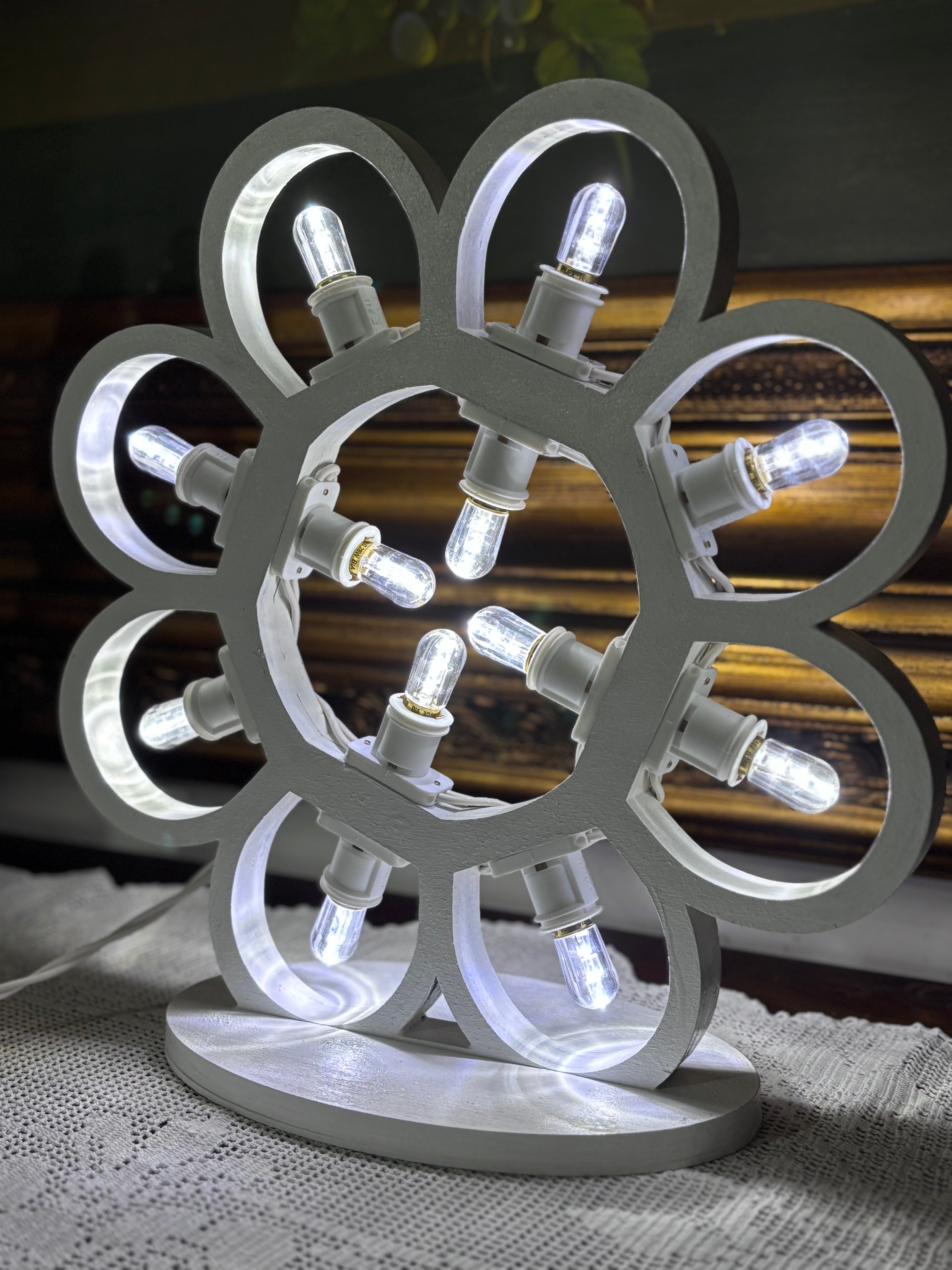 Luminaria Margherita con base 