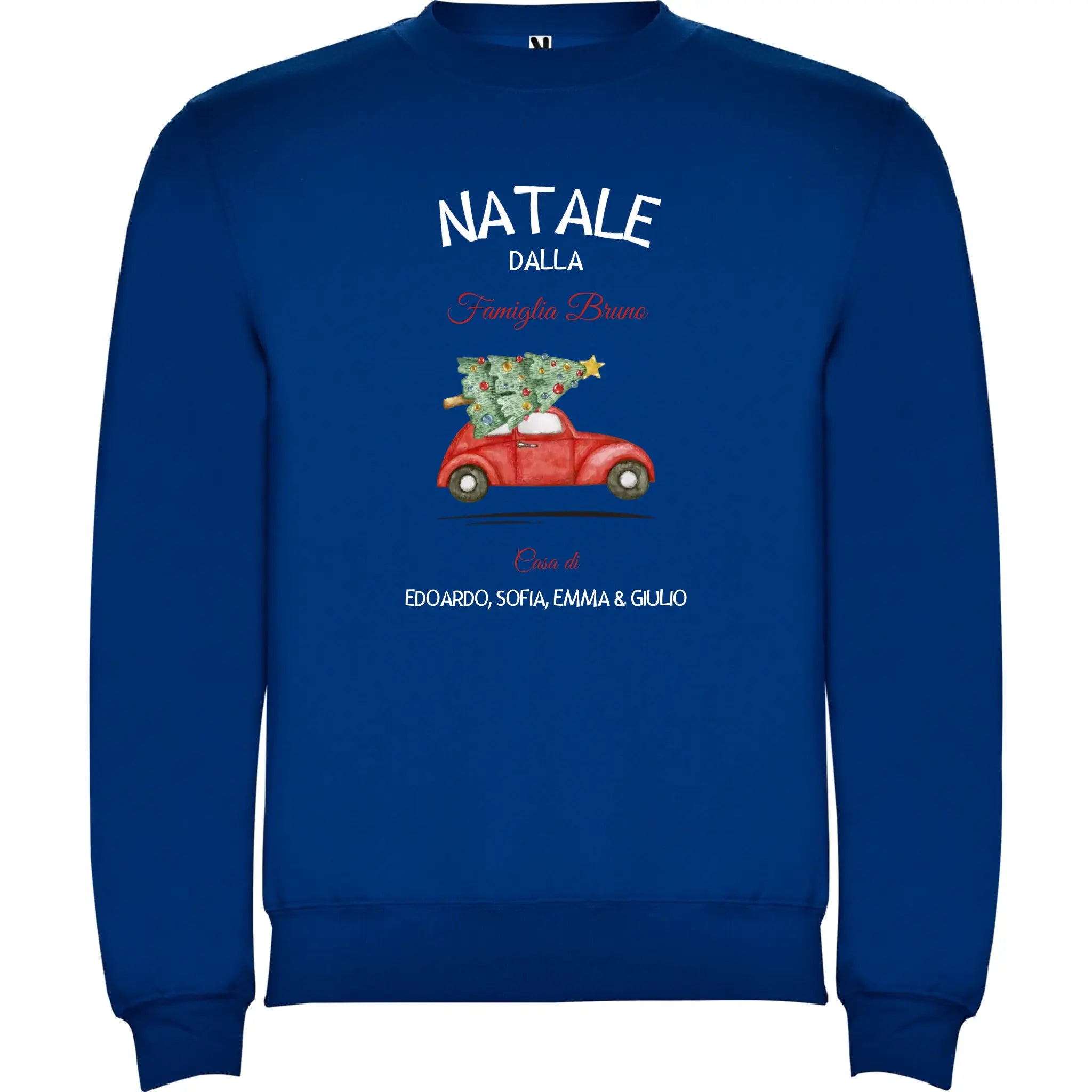 Felpa Natalizia Unisex personalizzabile Natale a Casa 