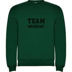 Felpa Team Unisex personalizzabile in stile College 