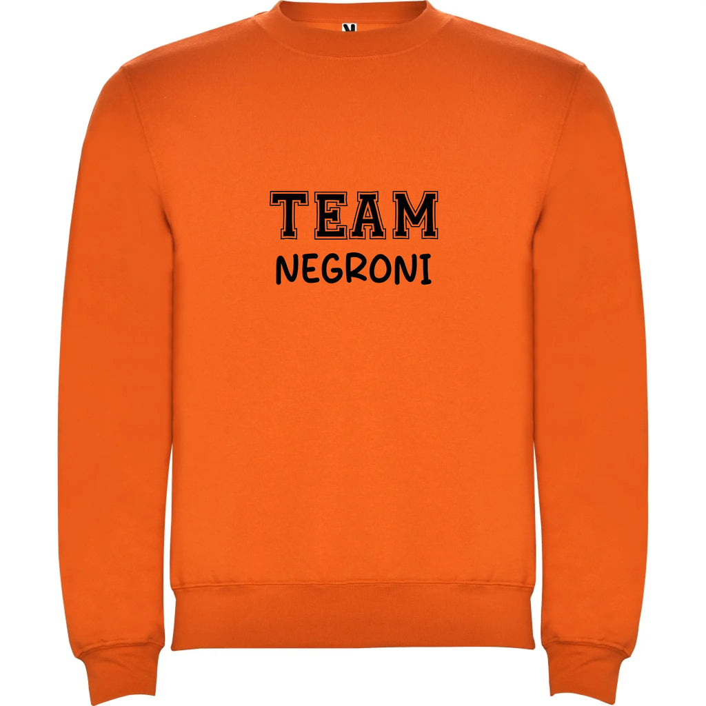 Felpa Team Unisex personalizzabile in stile College 